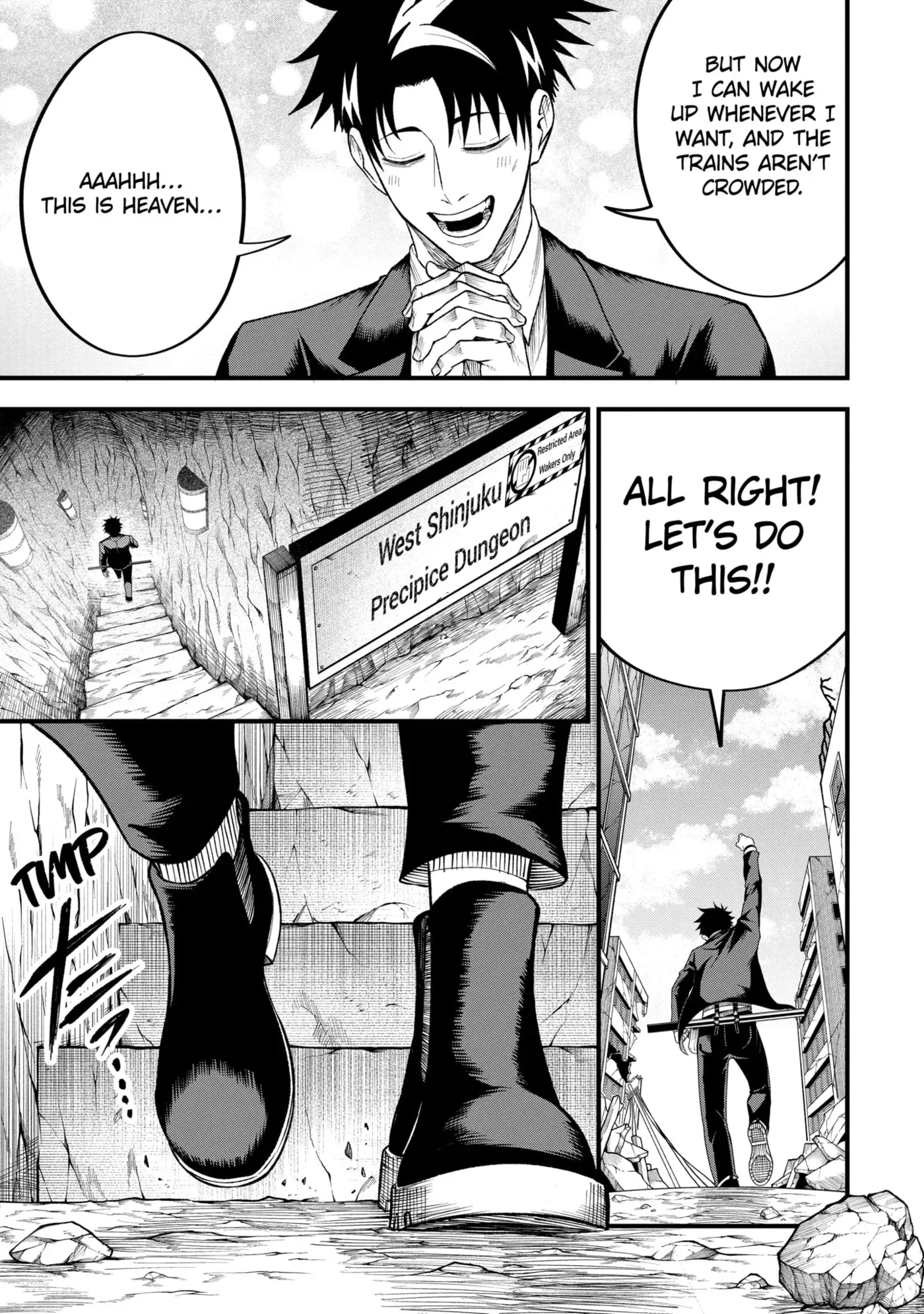 Shachiku Kensei, Haishinsha ni Naru: Black Guild Kaishain, Ukkari Kaisha-you Kaisen de S-kyuu Monster o Aite ni Musou Suru Tokoro o Zenkoku Haishin Shiteshimau Chapter 6.2 page 9