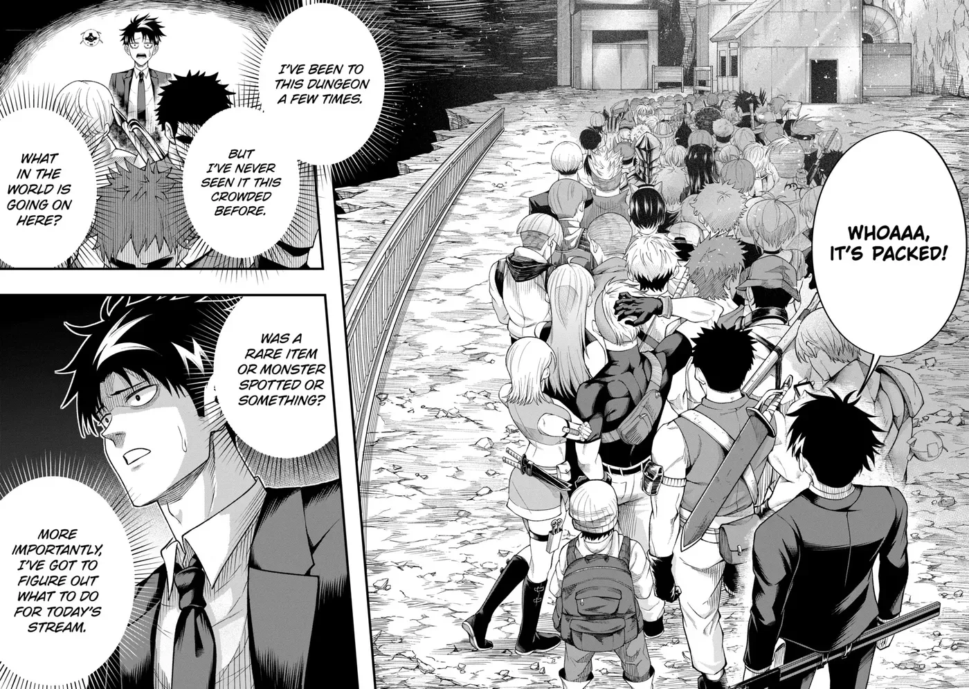 Shachiku Kensei, Haishinsha ni Naru: Black Guild Kaishain, Ukkari Kaisha-you Kaisen de S-kyuu Monster o Aite ni Musou Suru Tokoro o Zenkoku Haishin Shiteshimau Chapter 6.3 page 9
