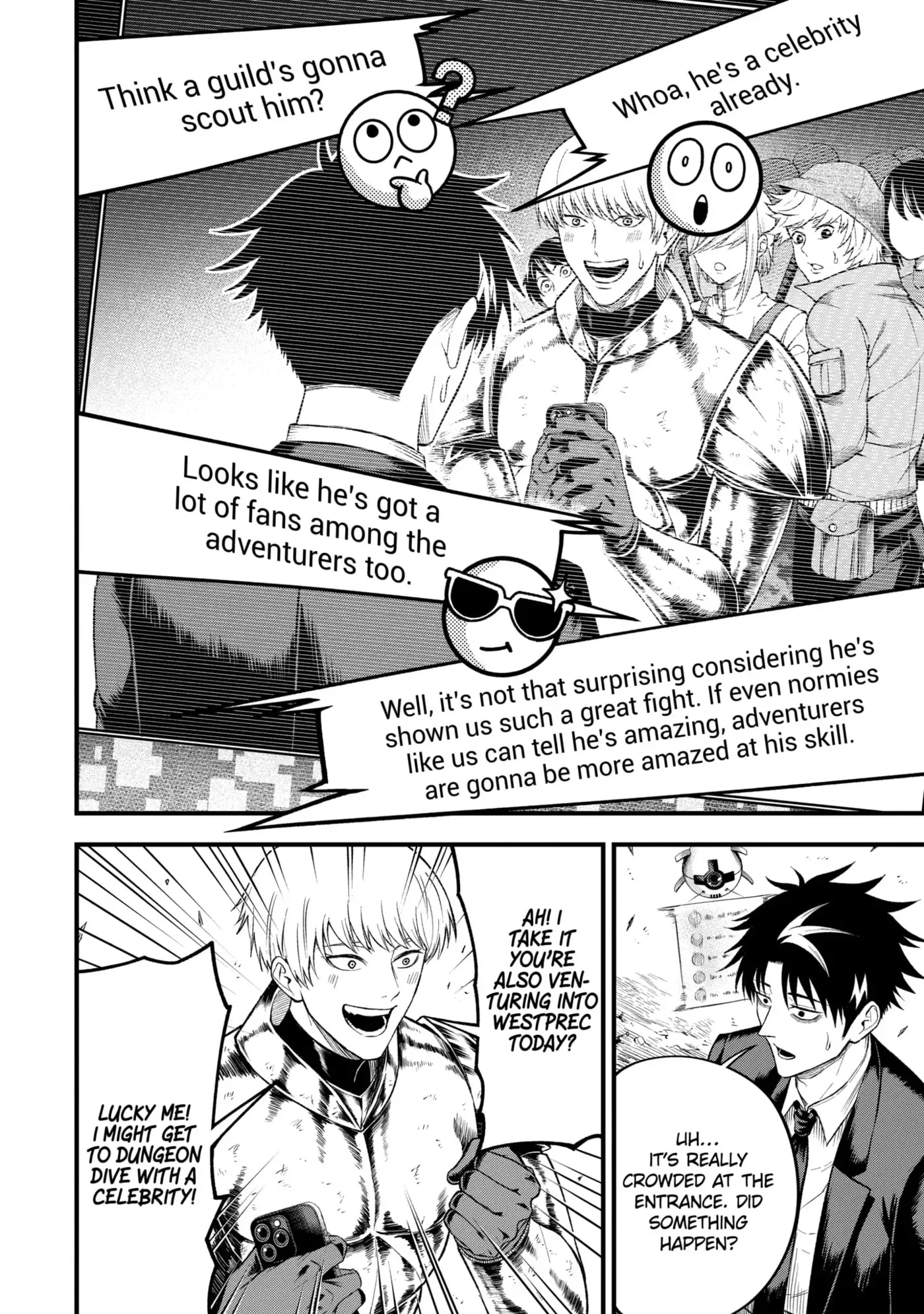 Shachiku Kensei, Haishinsha ni Naru: Black Guild Kaishain, Ukkari Kaisha-you Kaisen de S-kyuu Monster o Aite ni Musou Suru Tokoro o Zenkoku Haishin Shiteshimau Chapter 6.4 page 4