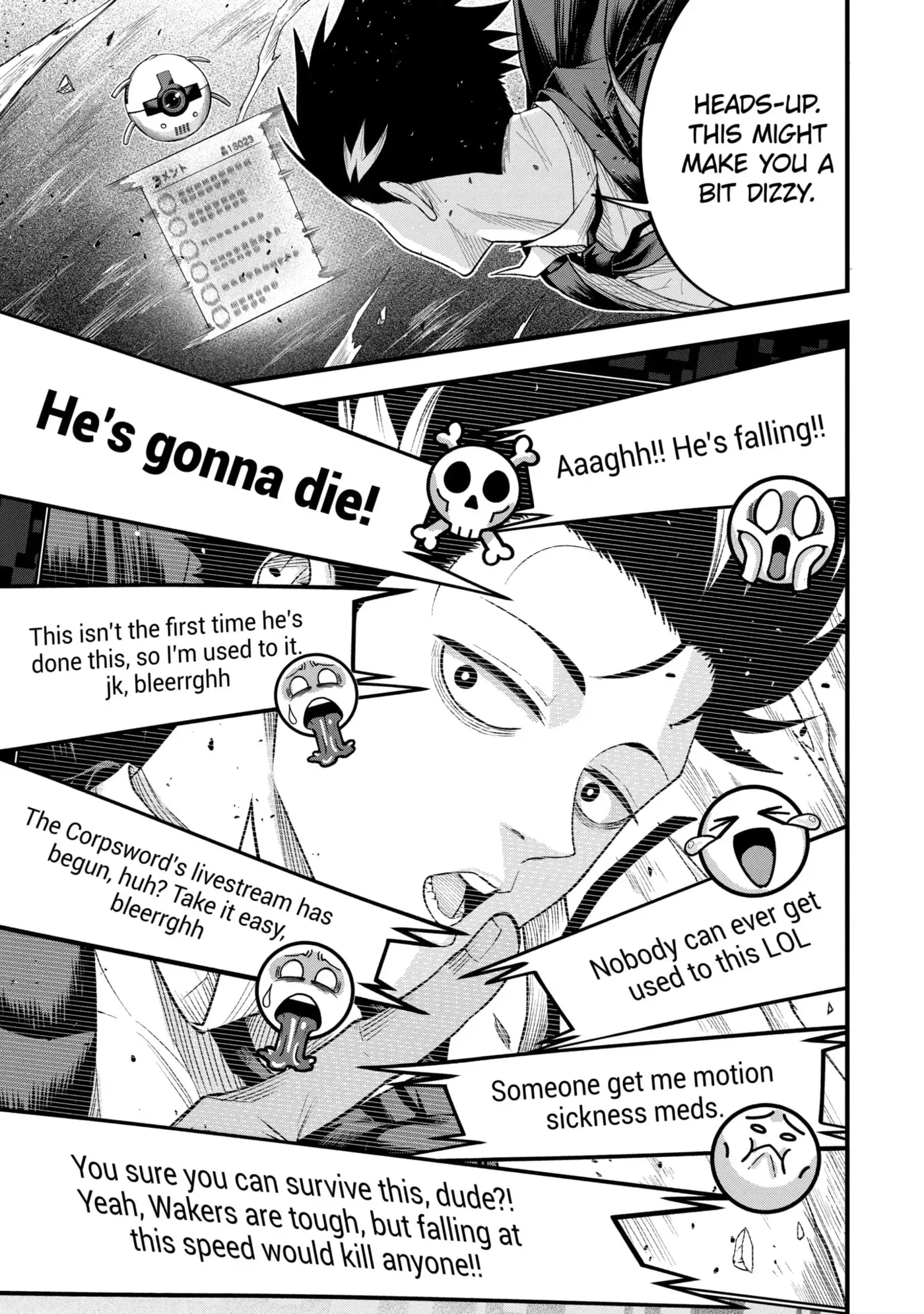 Shachiku Kensei, Haishinsha ni Naru: Black Guild Kaishain, Ukkari Kaisha-you Kaisen de S-kyuu Monster o Aite ni Musou Suru Tokoro o Zenkoku Haishin Shiteshimau Chapter 6.5 page 5