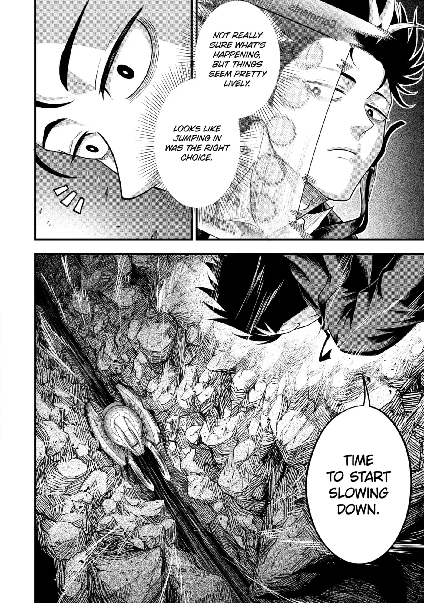 Shachiku Kensei, Haishinsha ni Naru: Black Guild Kaishain, Ukkari Kaisha-you Kaisen de S-kyuu Monster o Aite ni Musou Suru Tokoro o Zenkoku Haishin Shiteshimau Chapter 6.5 page 6