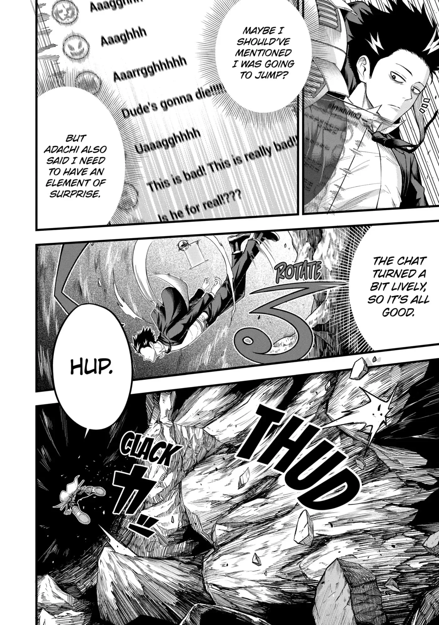 Shachiku Kensei, Haishinsha ni Naru: Black Guild Kaishain, Ukkari Kaisha-you Kaisen de S-kyuu Monster o Aite ni Musou Suru Tokoro o Zenkoku Haishin Shiteshimau Chapter 6.5 page 4