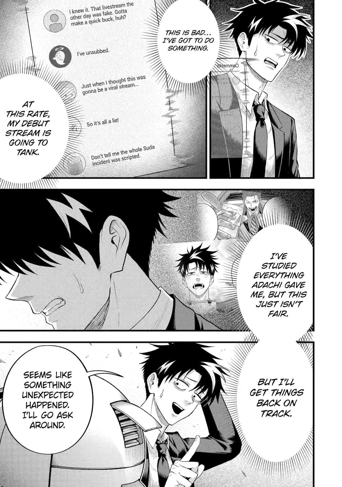 Shachiku Kensei, Haishinsha ni Naru: Black Guild Kaishain, Ukkari Kaisha-you Kaisen de S-kyuu Monster o Aite ni Musou Suru Tokoro o Zenkoku Haishin Shiteshimau Chapter 6 page 34
