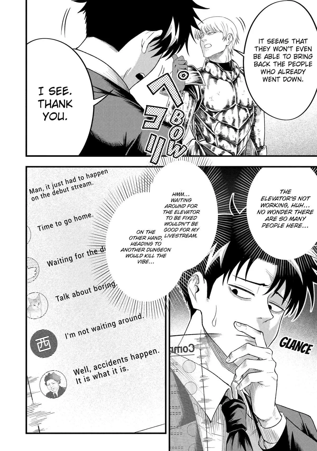Shachiku Kensei, Haishinsha ni Naru: Black Guild Kaishain, Ukkari Kaisha-you Kaisen de S-kyuu Monster o Aite ni Musou Suru Tokoro o Zenkoku Haishin Shiteshimau Chapter 6 page 39