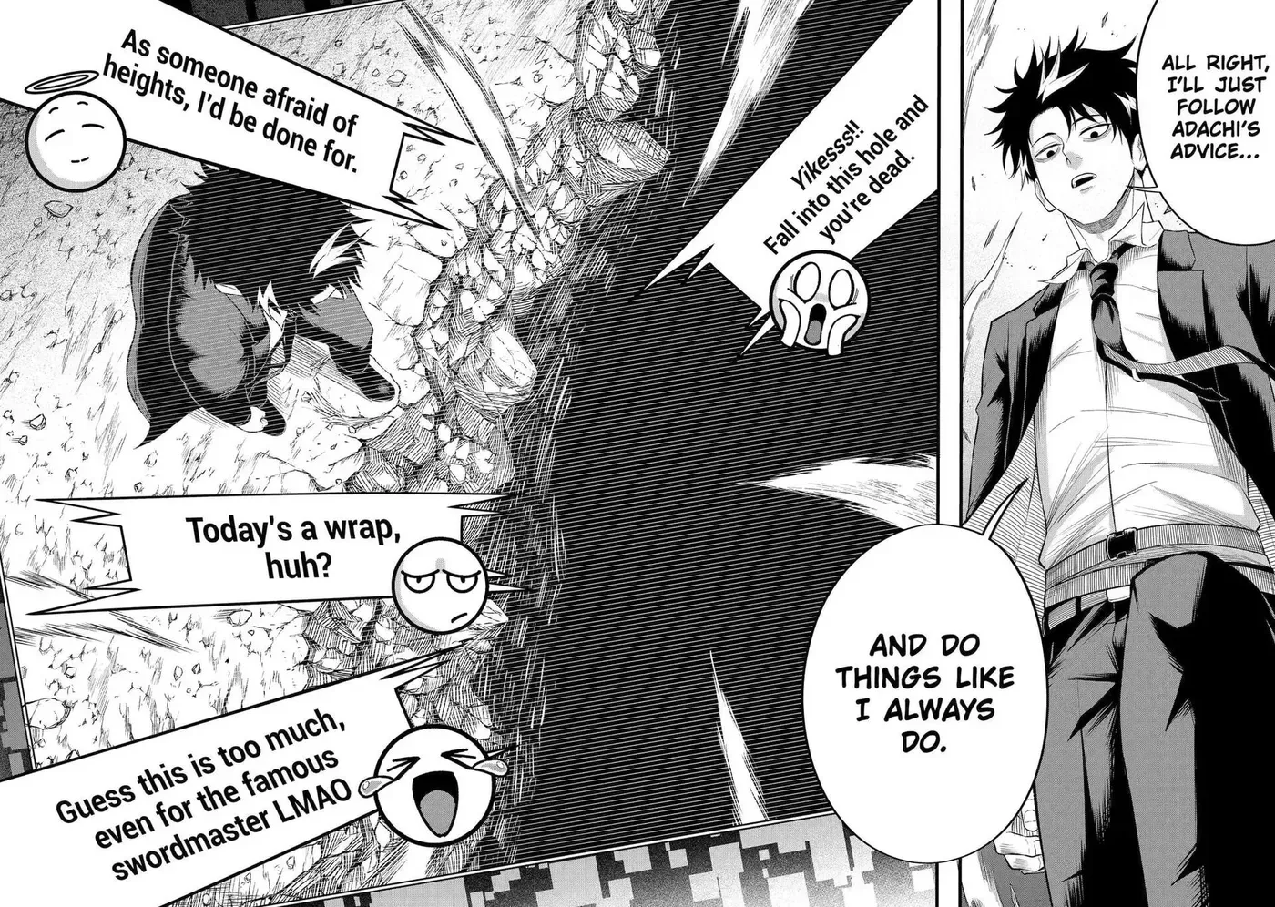 Shachiku Kensei, Haishinsha ni Naru: Black Guild Kaishain, Ukkari Kaisha-you Kaisen de S-kyuu Monster o Aite ni Musou Suru Tokoro o Zenkoku Haishin Shiteshimau Chapter 6 page 45