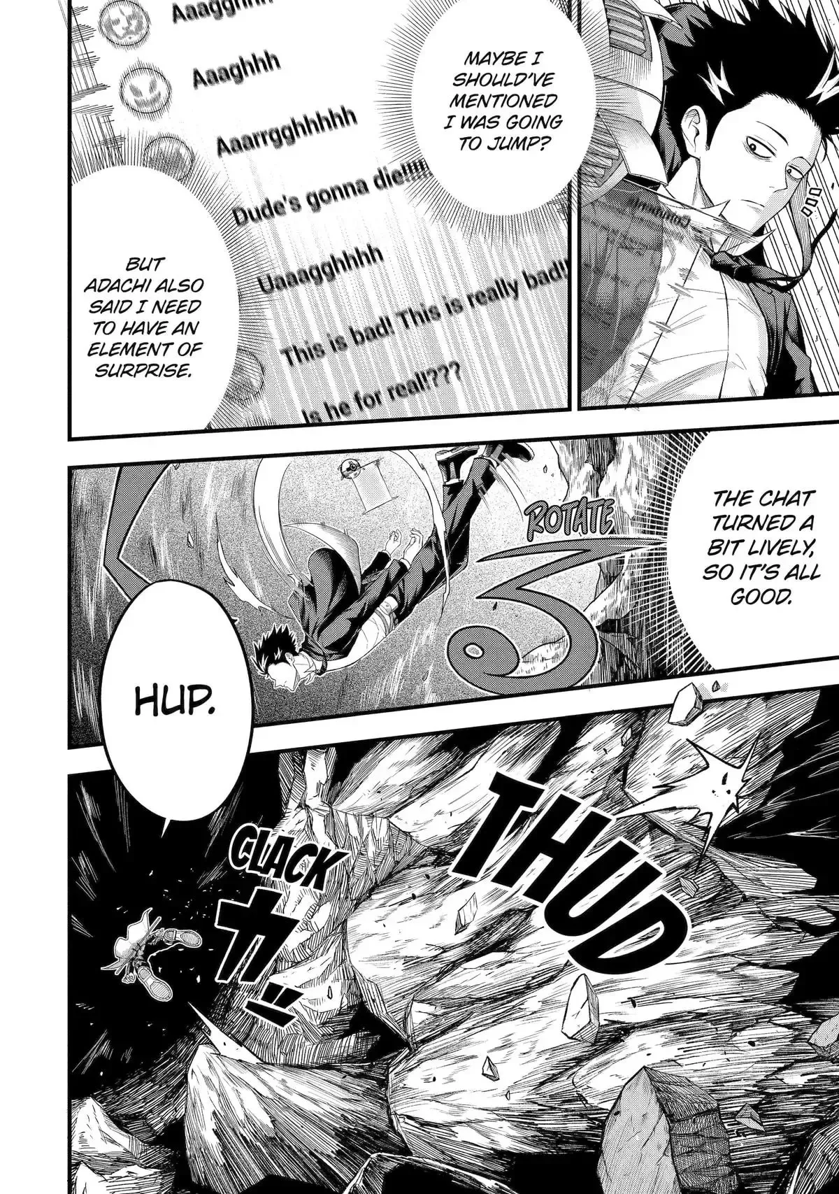Shachiku Kensei, Haishinsha ni Naru: Black Guild Kaishain, Ukkari Kaisha-you Kaisen de S-kyuu Monster o Aite ni Musou Suru Tokoro o Zenkoku Haishin Shiteshimau Chapter 6 page 48