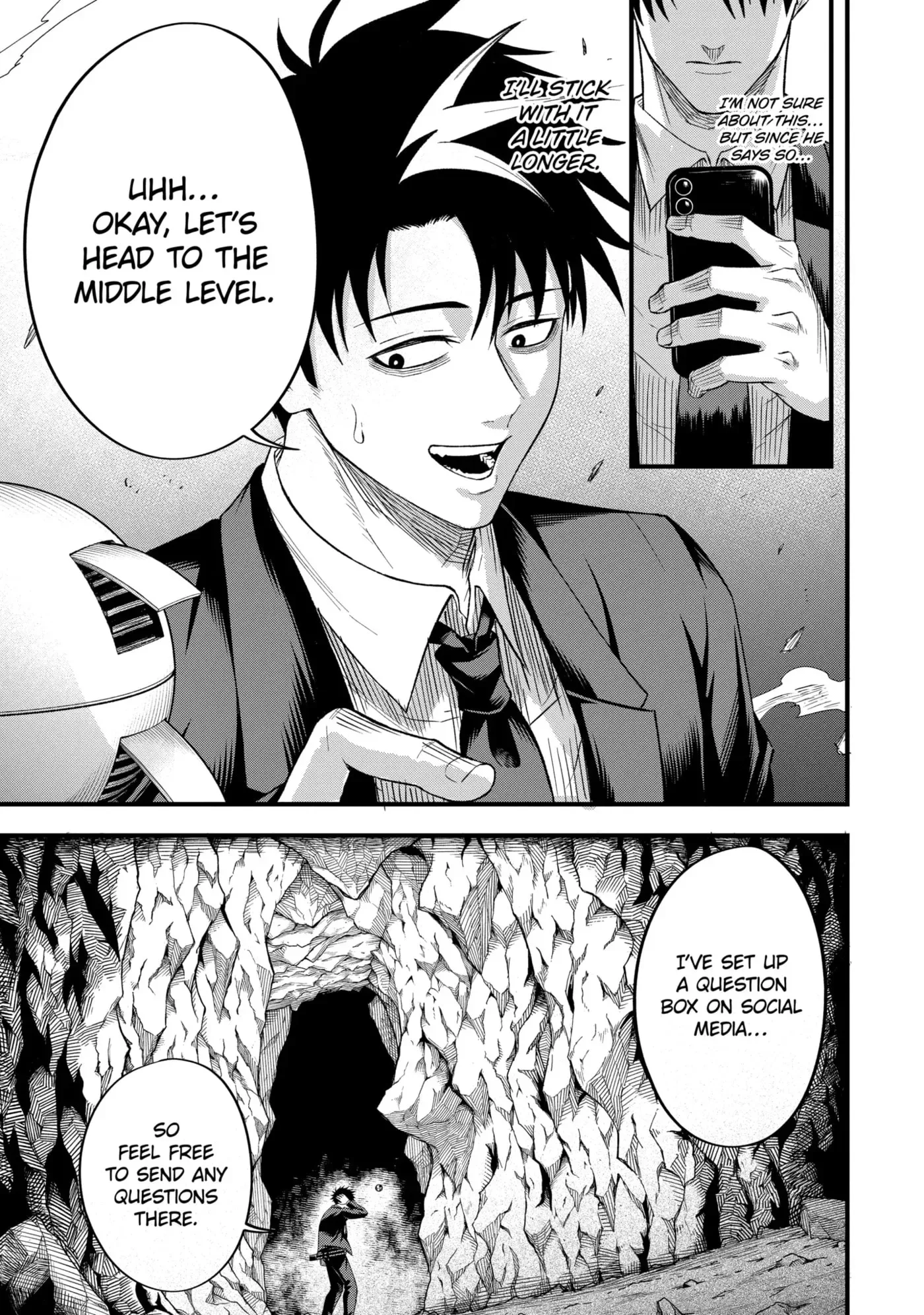 Shachiku Kensei, Haishinsha ni Naru: Black Guild Kaishain, Ukkari Kaisha-you Kaisen de S-kyuu Monster o Aite ni Musou Suru Tokoro o Zenkoku Haishin Shiteshimau Chapter 7.1 page 17