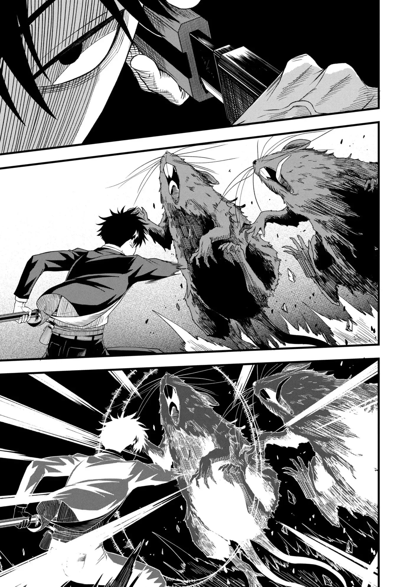 Shachiku Kensei, Haishinsha ni Naru: Black Guild Kaishain, Ukkari Kaisha-you Kaisen de S-kyuu Monster o Aite ni Musou Suru Tokoro o Zenkoku Haishin Shiteshimau Chapter 7.1 page 13