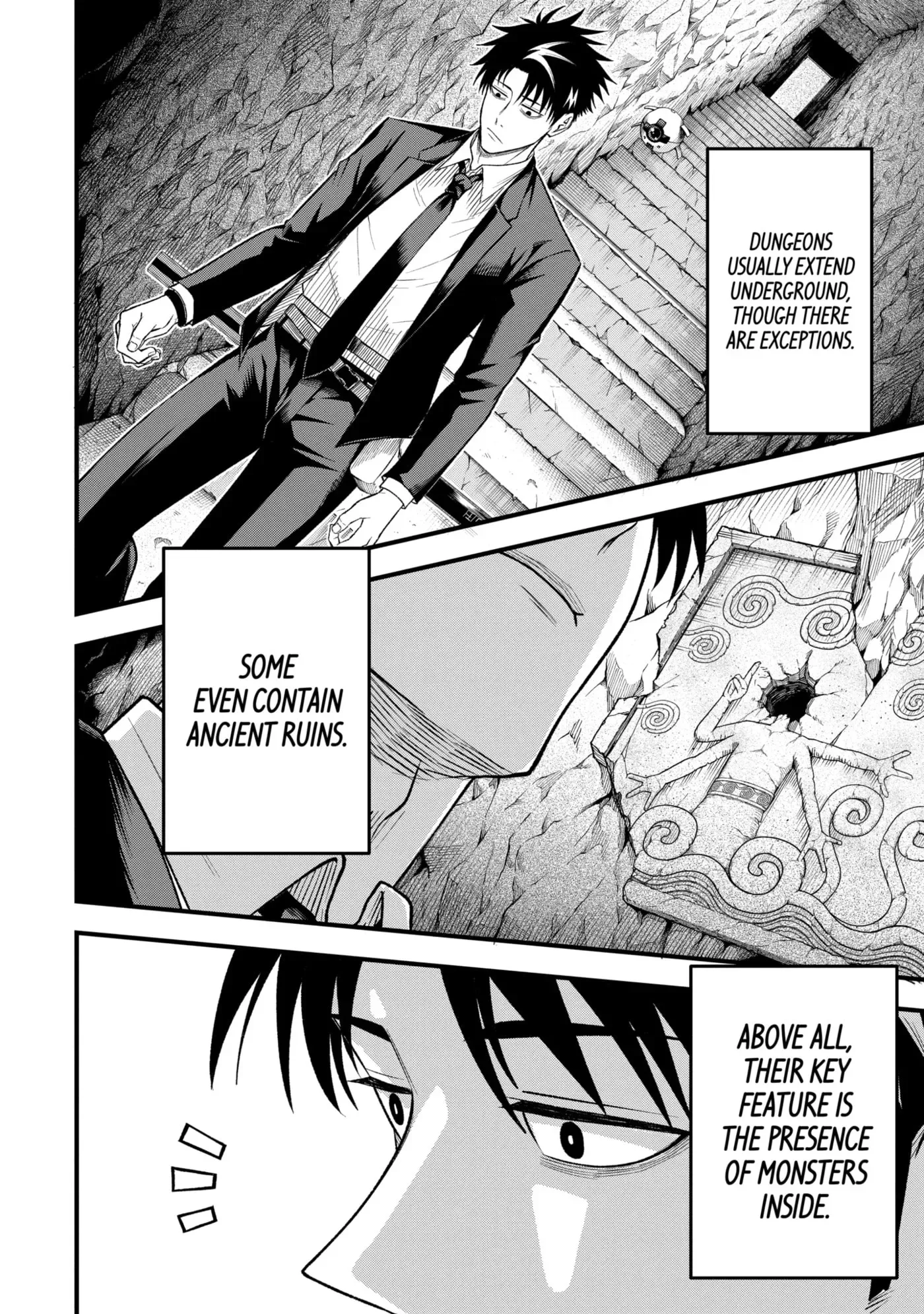 Shachiku Kensei, Haishinsha ni Naru: Black Guild Kaishain, Ukkari Kaisha-you Kaisen de S-kyuu Monster o Aite ni Musou Suru Tokoro o Zenkoku Haishin Shiteshimau Chapter 7.1 page 2