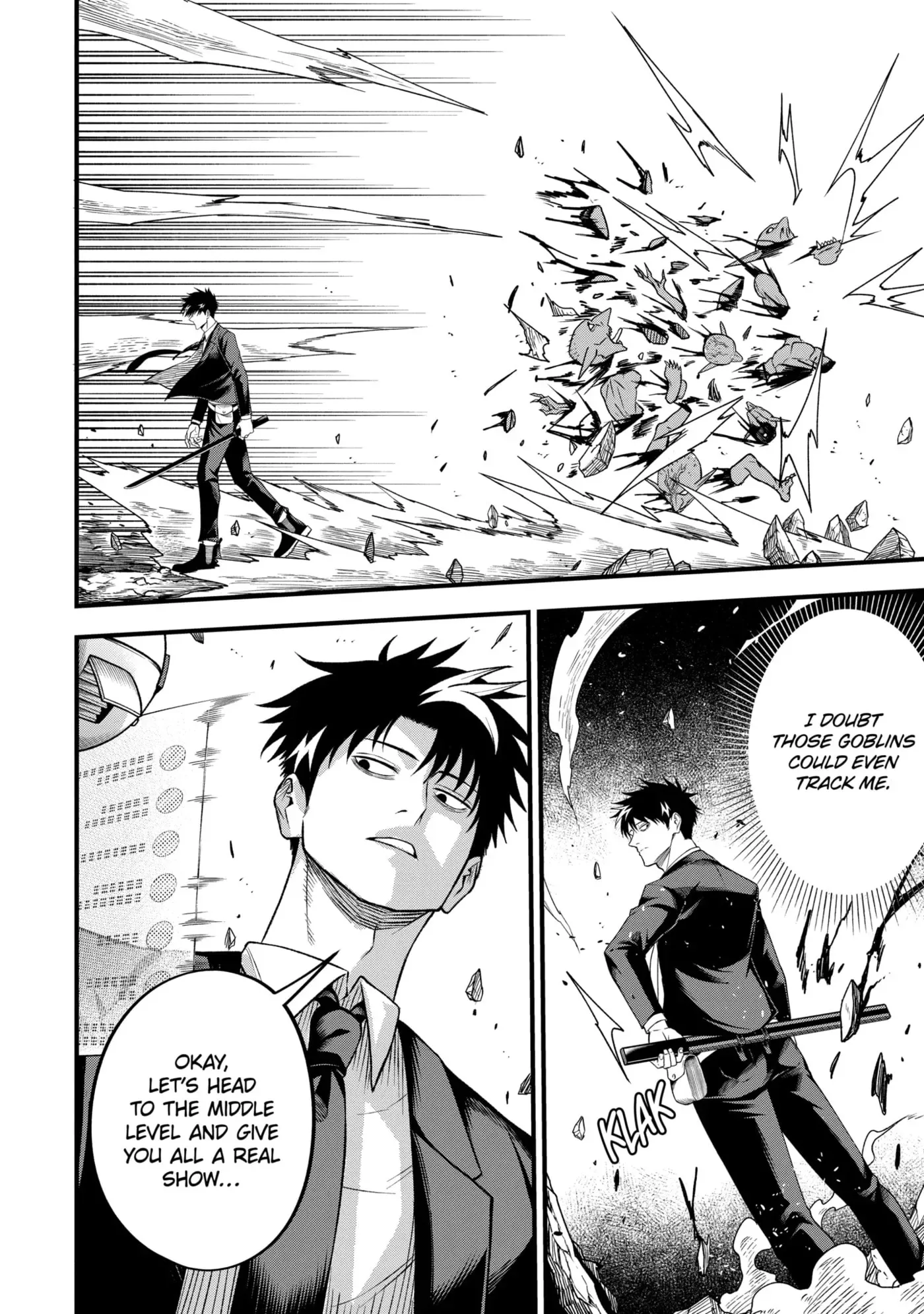 Shachiku Kensei, Haishinsha ni Naru: Black Guild Kaishain, Ukkari Kaisha-you Kaisen de S-kyuu Monster o Aite ni Musou Suru Tokoro o Zenkoku Haishin Shiteshimau Chapter 7.1 page 6