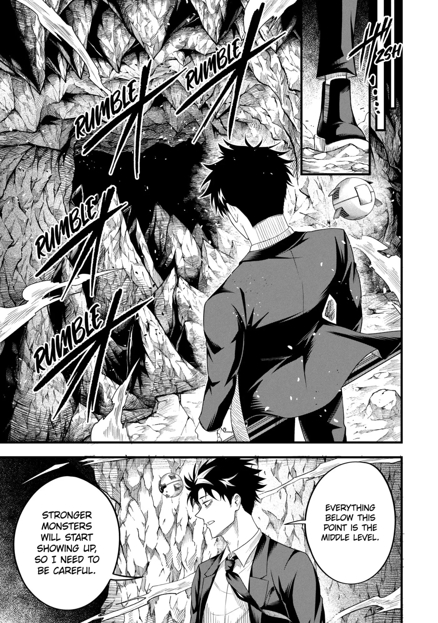 Shachiku Kensei, Haishinsha ni Naru: Black Guild Kaishain, Ukkari Kaisha-you Kaisen de S-kyuu Monster o Aite ni Musou Suru Tokoro o Zenkoku Haishin Shiteshimau Chapter 7.2 page 3