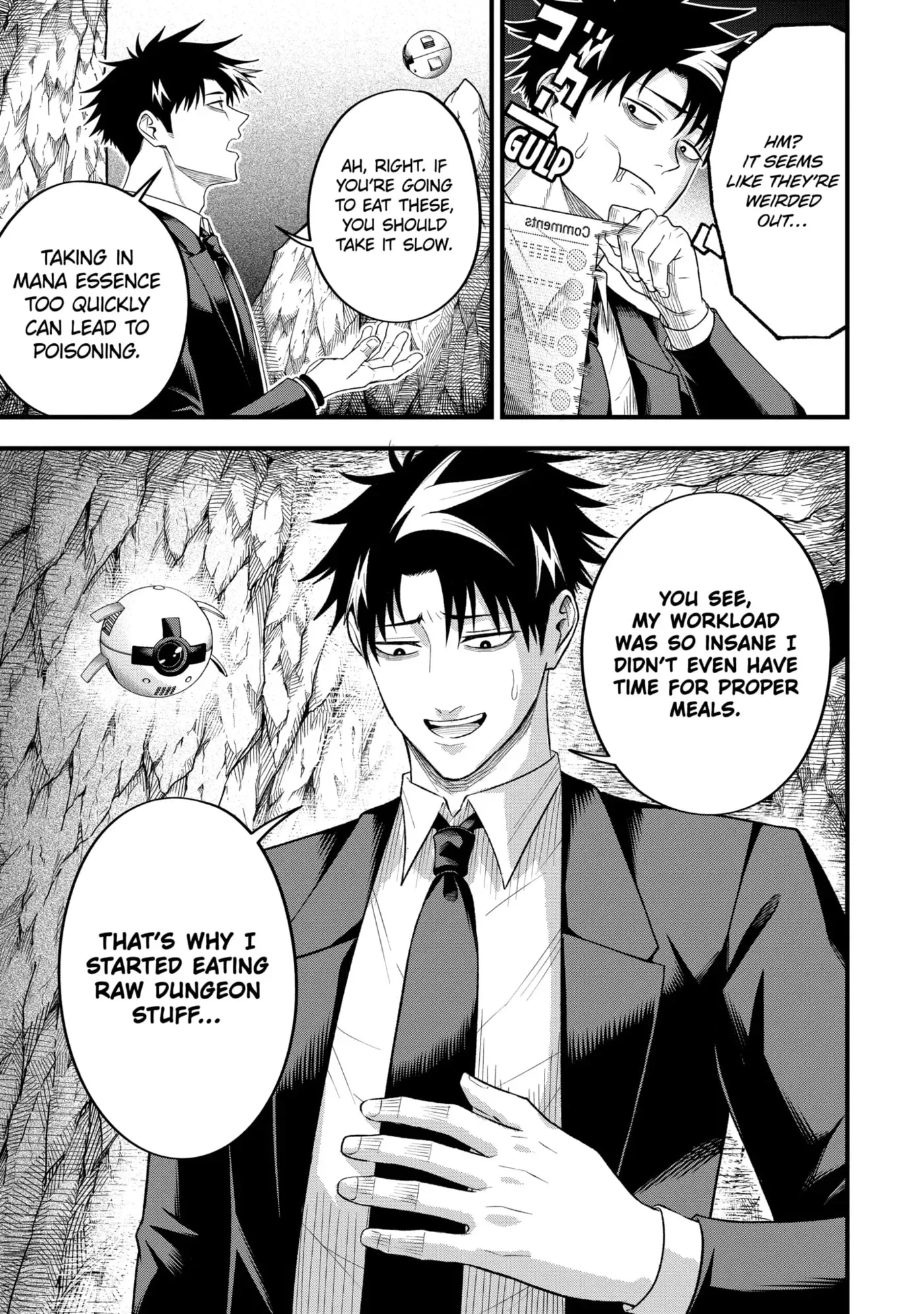 Shachiku Kensei, Haishinsha ni Naru: Black Guild Kaishain, Ukkari Kaisha-you Kaisen de S-kyuu Monster o Aite ni Musou Suru Tokoro o Zenkoku Haishin Shiteshimau Chapter 7.2 page 13