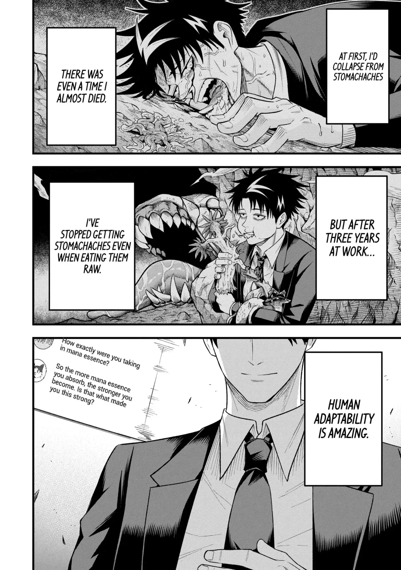 Shachiku Kensei, Haishinsha ni Naru: Black Guild Kaishain, Ukkari Kaisha-you Kaisen de S-kyuu Monster o Aite ni Musou Suru Tokoro o Zenkoku Haishin Shiteshimau Chapter 7.2 page 14
