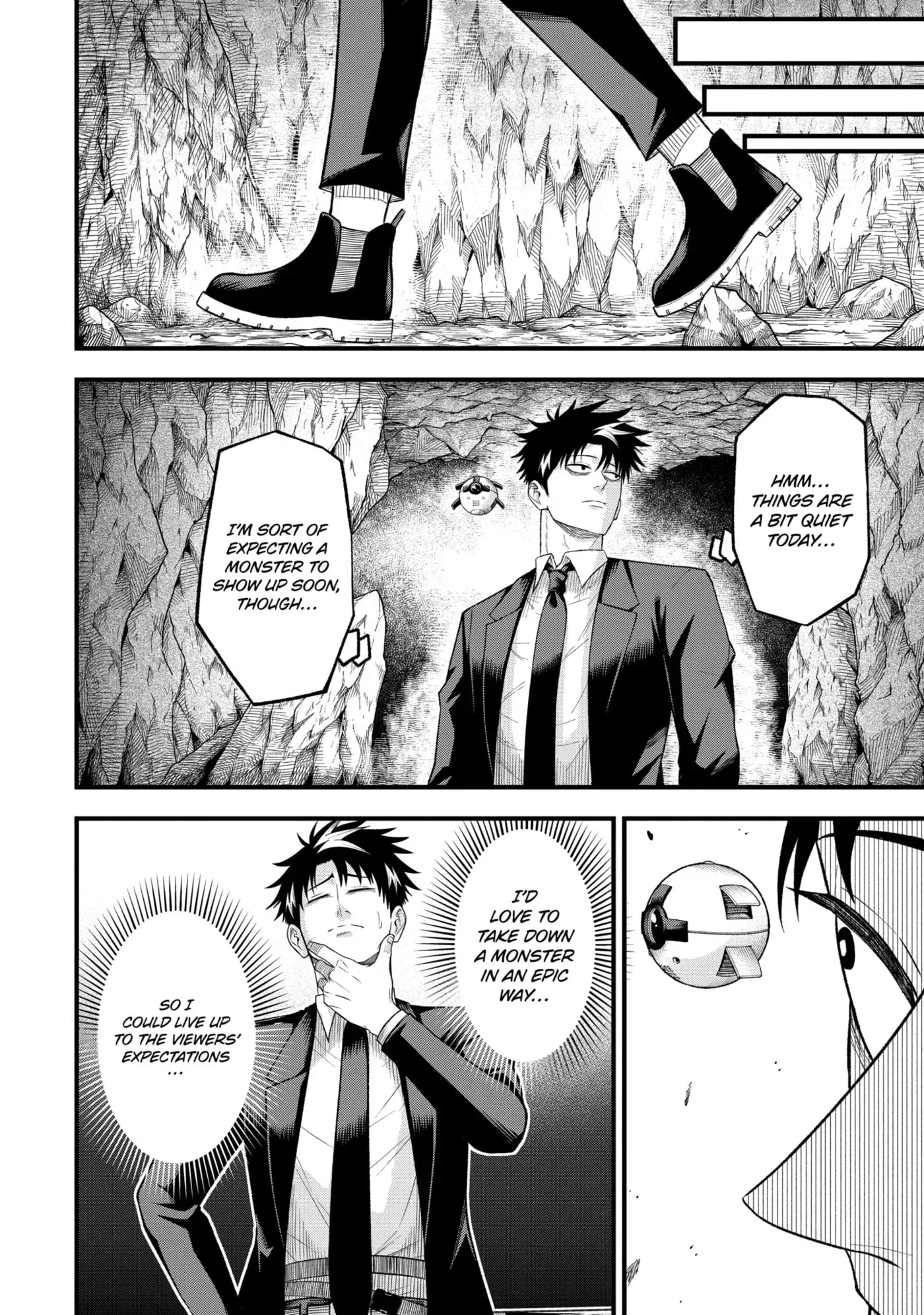 Shachiku Kensei, Haishinsha ni Naru: Black Guild Kaishain, Ukkari Kaisha-you Kaisen de S-kyuu Monster o Aite ni Musou Suru Tokoro o Zenkoku Haishin Shiteshimau Chapter 7.3 page 9