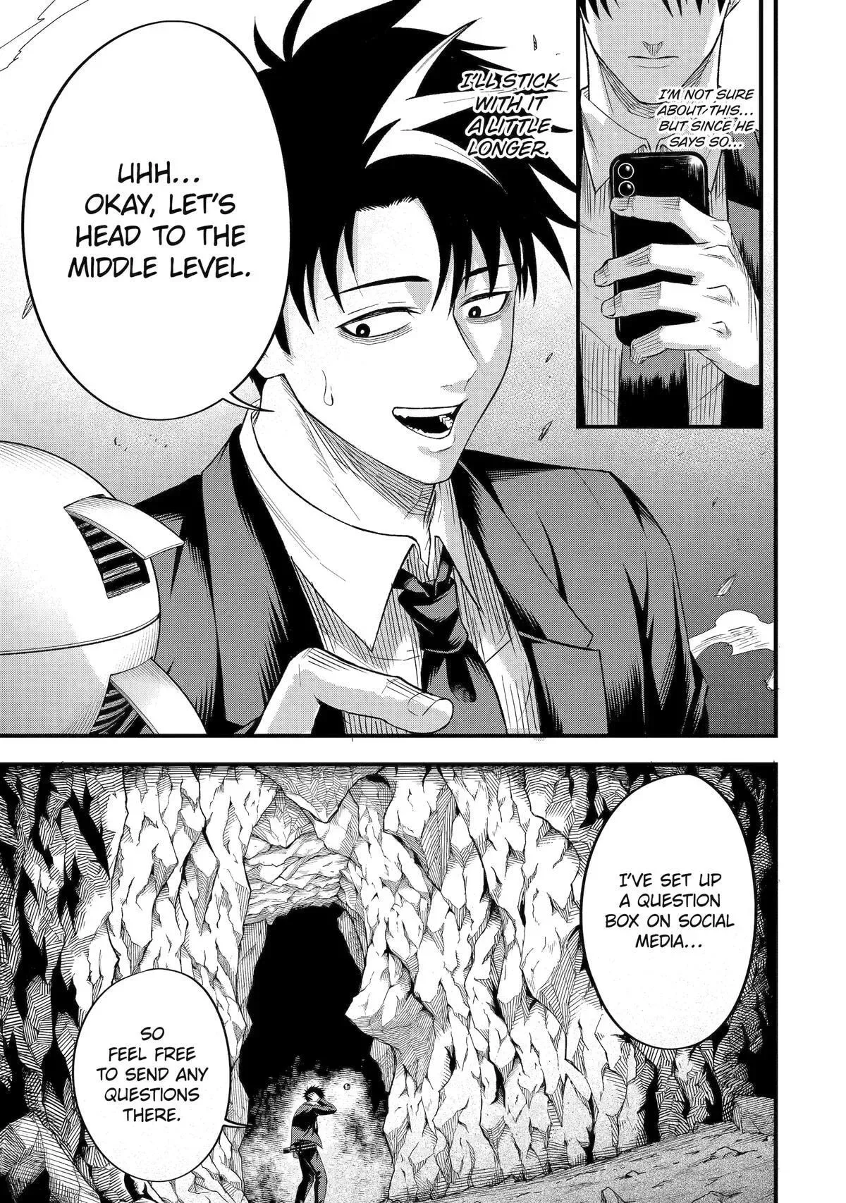 Shachiku Kensei, Haishinsha ni Naru: Black Guild Kaishain, Ukkari Kaisha-you Kaisen de S-kyuu Monster o Aite ni Musou Suru Tokoro o Zenkoku Haishin Shiteshimau Chapter 7 page 17