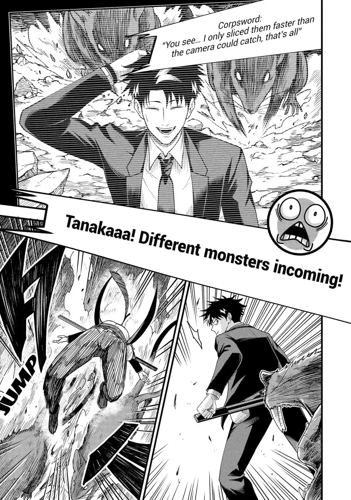 Shachiku Kensei, Haishinsha ni Naru: Black Guild Kaishain, Ukkari Kaisha-you Kaisen de S-kyuu Monster o Aite ni Musou Suru Tokoro o Zenkoku Haishin Shiteshimau Chapter 7 page 9