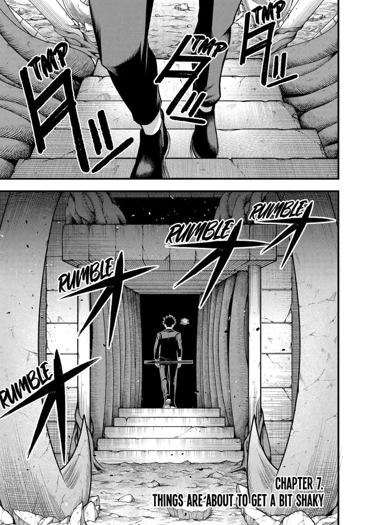 Shachiku Kensei, Haishinsha ni Naru: Black Guild Kaishain, Ukkari Kaisha-you Kaisen de S-kyuu Monster o Aite ni Musou Suru Tokoro o Zenkoku Haishin Shiteshimau Chapter 7 page 1