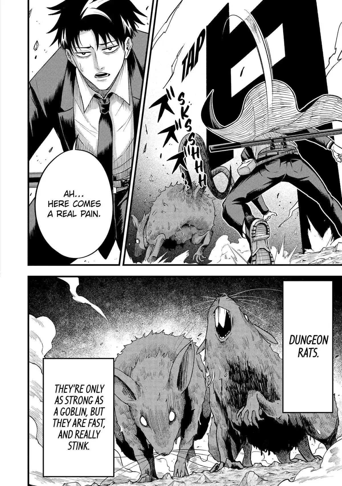 Shachiku Kensei, Haishinsha ni Naru: Black Guild Kaishain, Ukkari Kaisha-you Kaisen de S-kyuu Monster o Aite ni Musou Suru Tokoro o Zenkoku Haishin Shiteshimau Chapter 7 page 10
