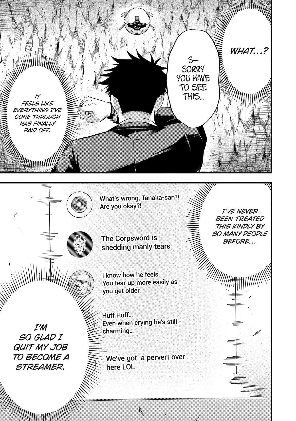 Shachiku Kensei, Haishinsha ni Naru: Black Guild Kaishain, Ukkari Kaisha-you Kaisen de S-kyuu Monster o Aite ni Musou Suru Tokoro o Zenkoku Haishin Shiteshimau Chapter 7 page 36