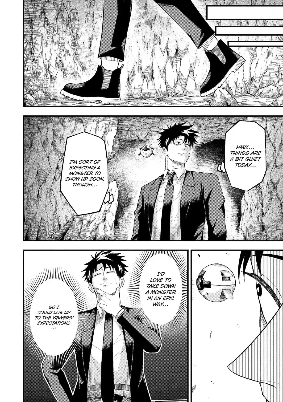 Shachiku Kensei, Haishinsha ni Naru: Black Guild Kaishain, Ukkari Kaisha-you Kaisen de S-kyuu Monster o Aite ni Musou Suru Tokoro o Zenkoku Haishin Shiteshimau Chapter 7 page 39