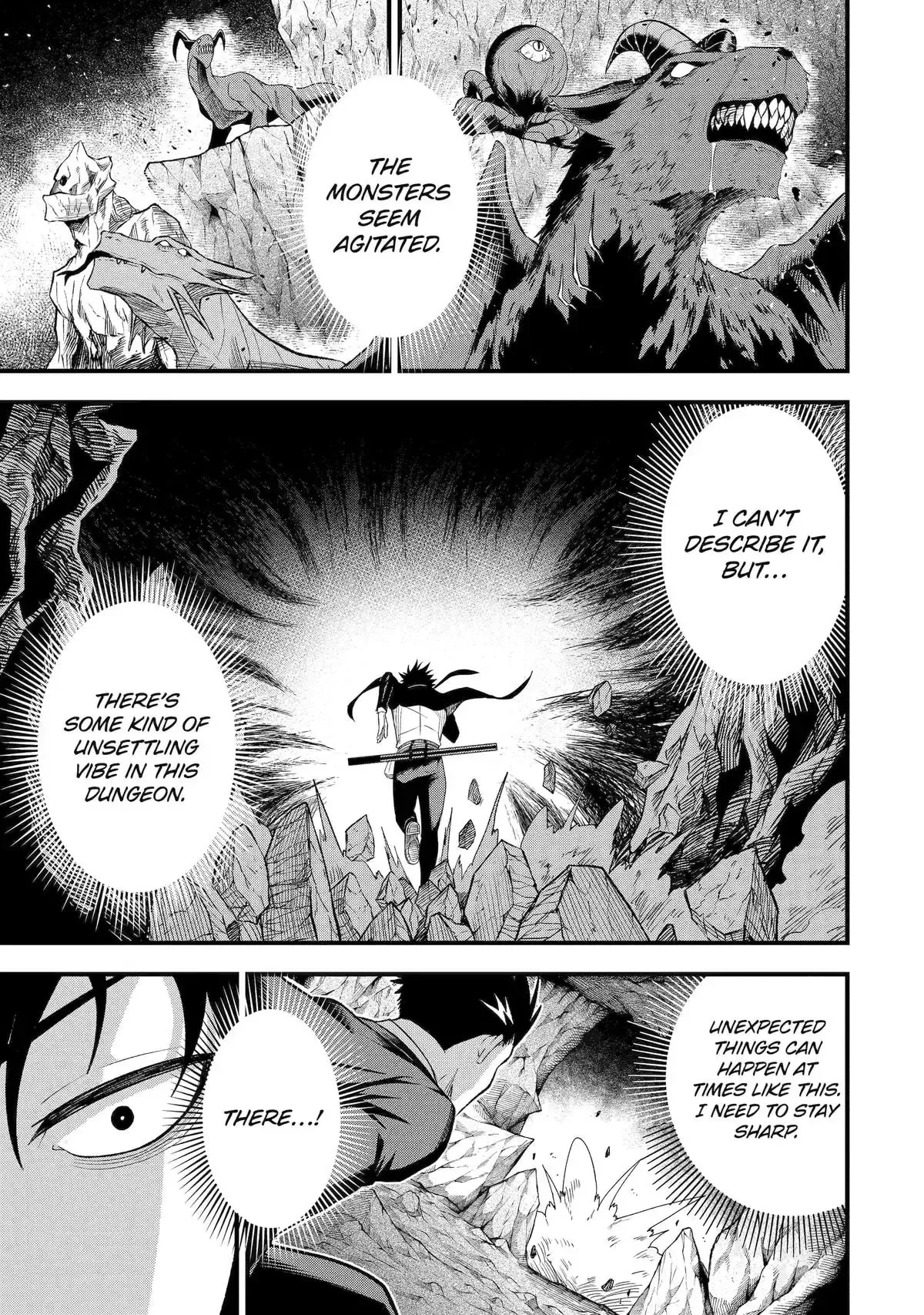 Shachiku Kensei, Haishinsha ni Naru: Black Guild Kaishain, Ukkari Kaisha-you Kaisen de S-kyuu Monster o Aite ni Musou Suru Tokoro o Zenkoku Haishin Shiteshimau Chapter 7 page 43