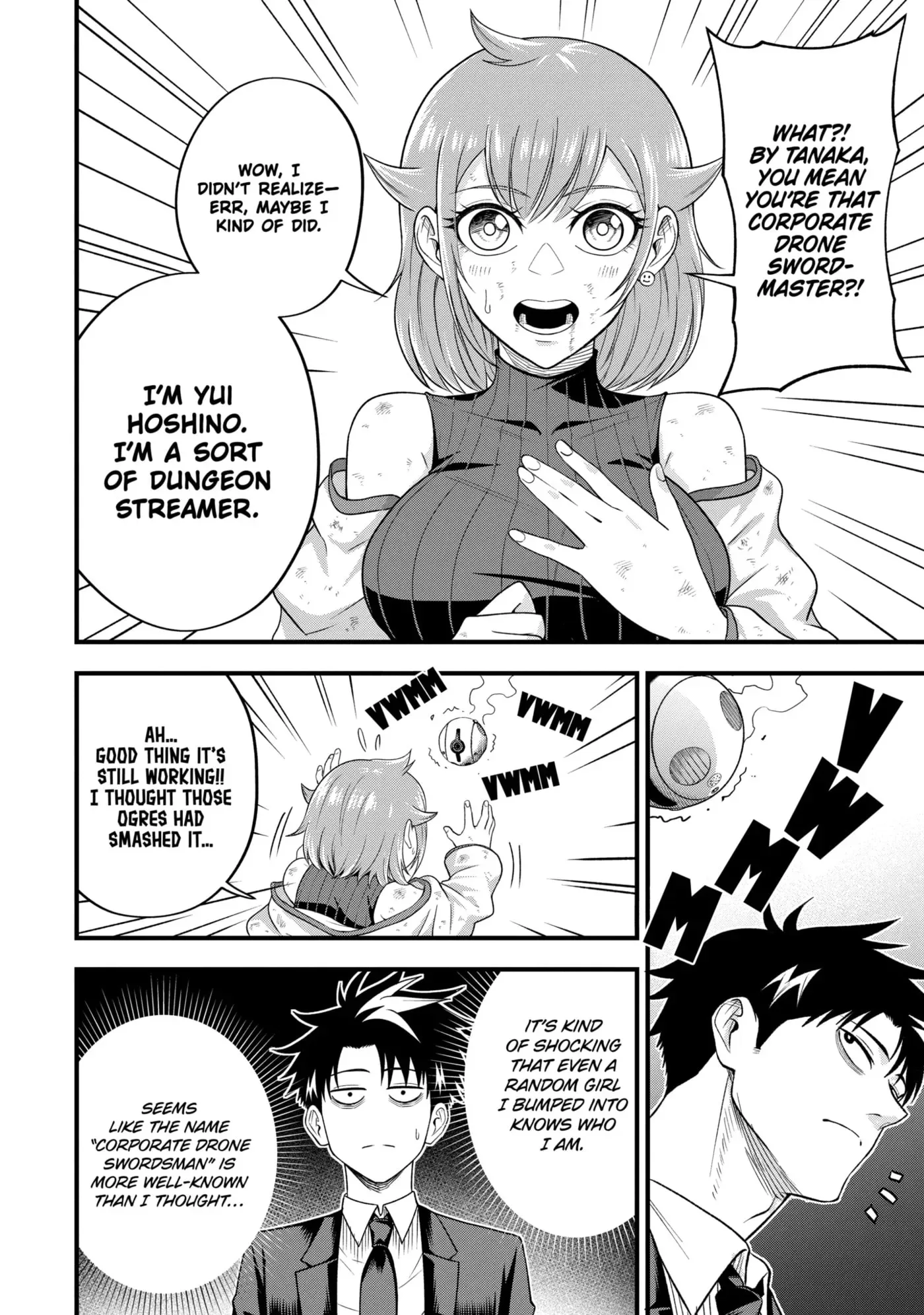 Shachiku Kensei, Haishinsha ni Naru: Black Guild Kaishain, Ukkari Kaisha-you Kaisen de S-kyuu Monster o Aite ni Musou Suru Tokoro o Zenkoku Haishin Shiteshimau Chapter 8.1 page 16