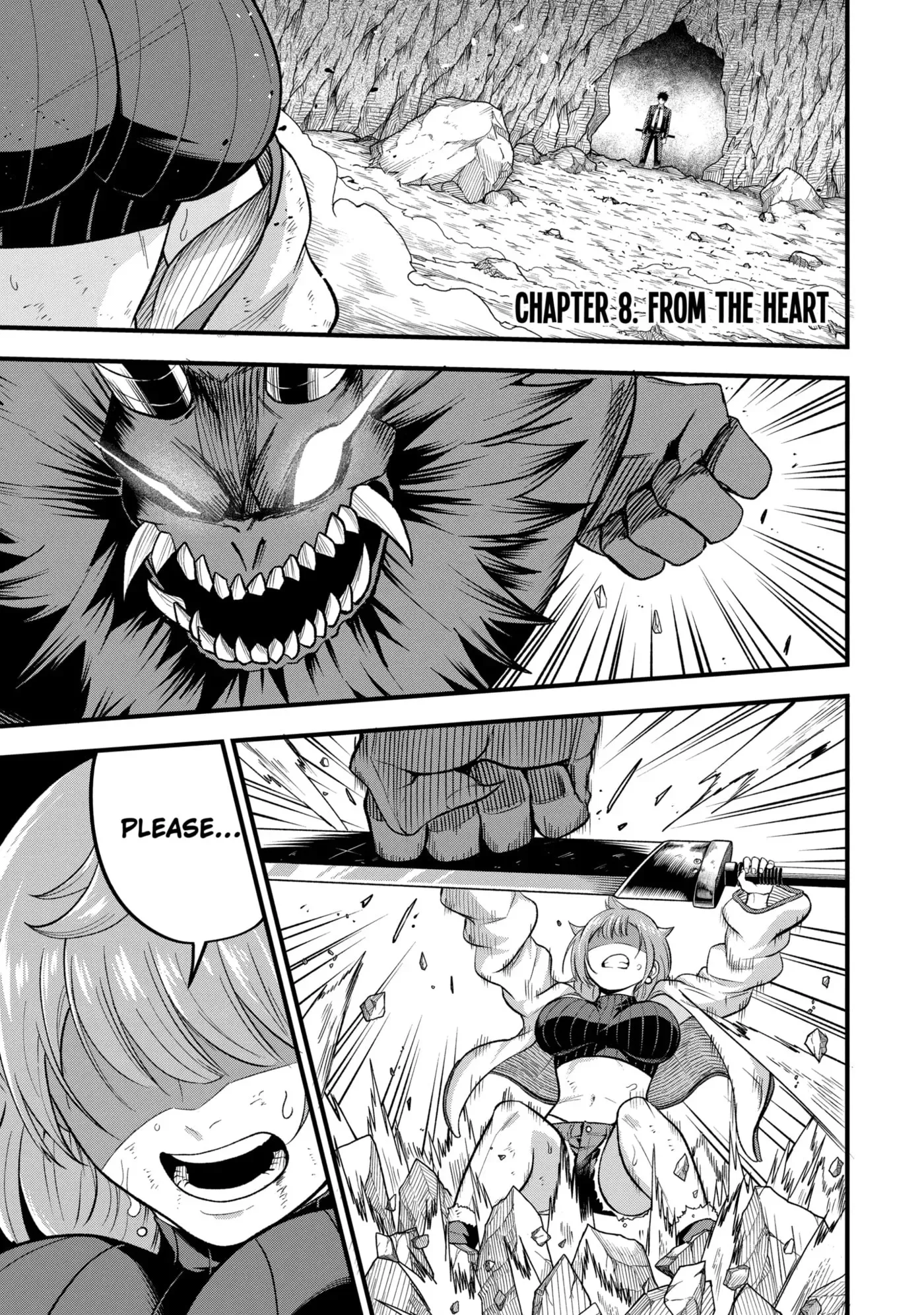 Shachiku Kensei, Haishinsha ni Naru: Black Guild Kaishain, Ukkari Kaisha-you Kaisen de S-kyuu Monster o Aite ni Musou Suru Tokoro o Zenkoku Haishin Shiteshimau Chapter 8.1 page 1