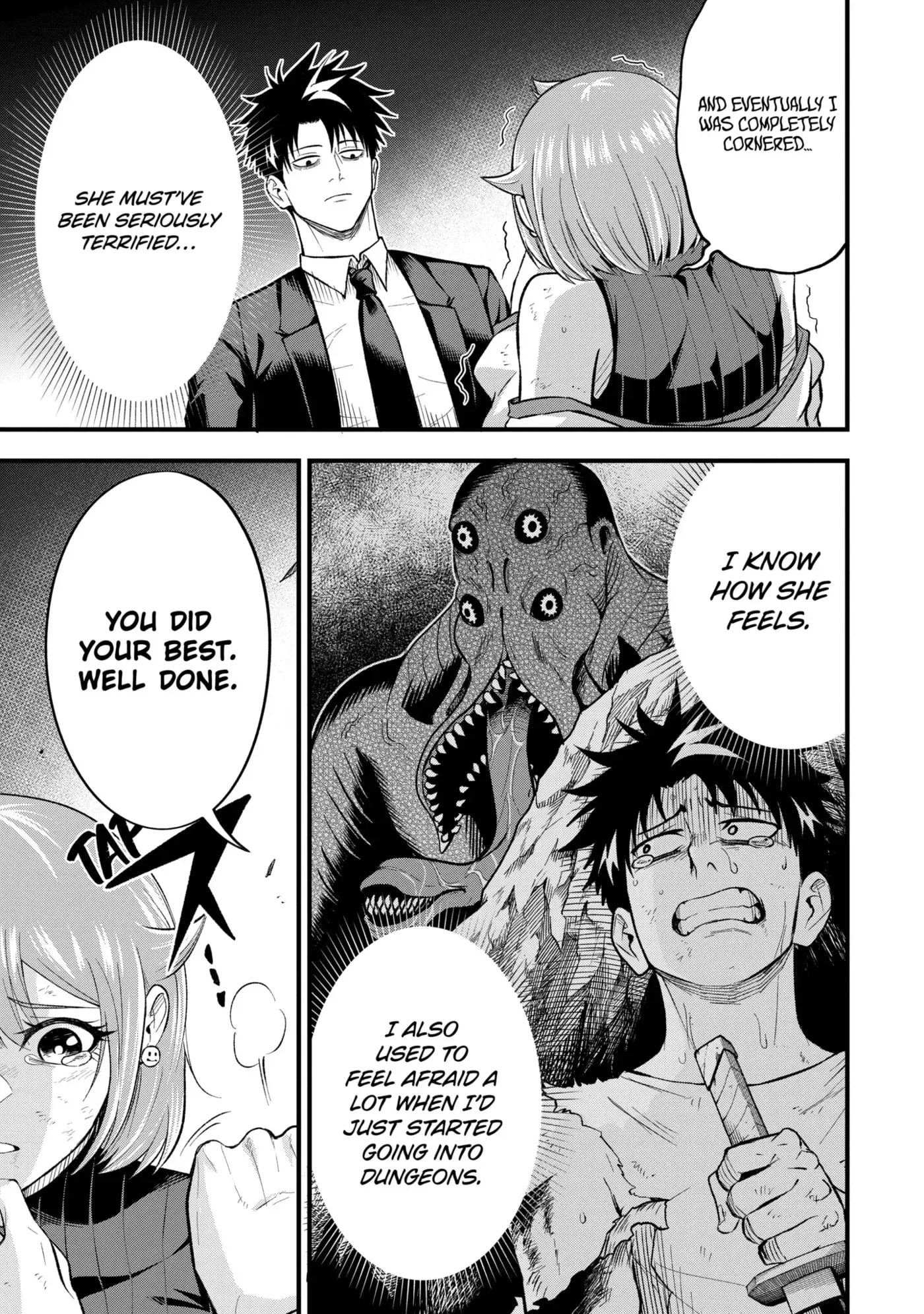 Shachiku Kensei, Haishinsha ni Naru: Black Guild Kaishain, Ukkari Kaisha-you Kaisen de S-kyuu Monster o Aite ni Musou Suru Tokoro o Zenkoku Haishin Shiteshimau Chapter 8.2 page 3