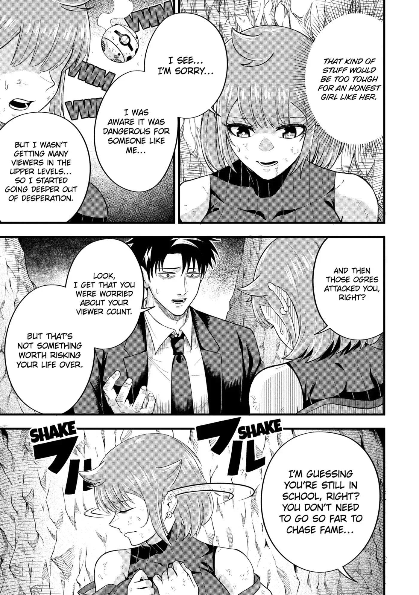 Shachiku Kensei, Haishinsha ni Naru: Black Guild Kaishain, Ukkari Kaisha-you Kaisen de S-kyuu Monster o Aite ni Musou Suru Tokoro o Zenkoku Haishin Shiteshimau Chapter 8.4 page 3
