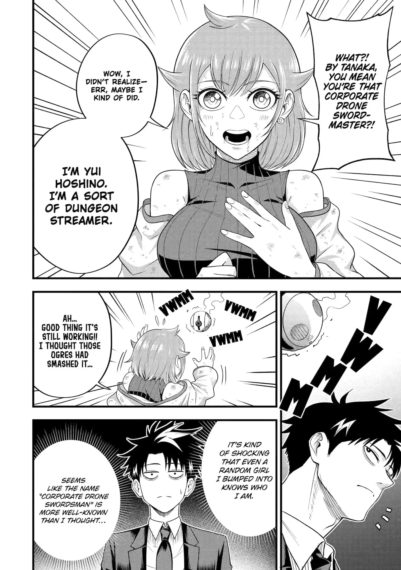 Shachiku Kensei, Haishinsha ni Naru: Black Guild Kaishain, Ukkari Kaisha-you Kaisen de S-kyuu Monster o Aite ni Musou Suru Tokoro o Zenkoku Haishin Shiteshimau Chapter 8 page 16