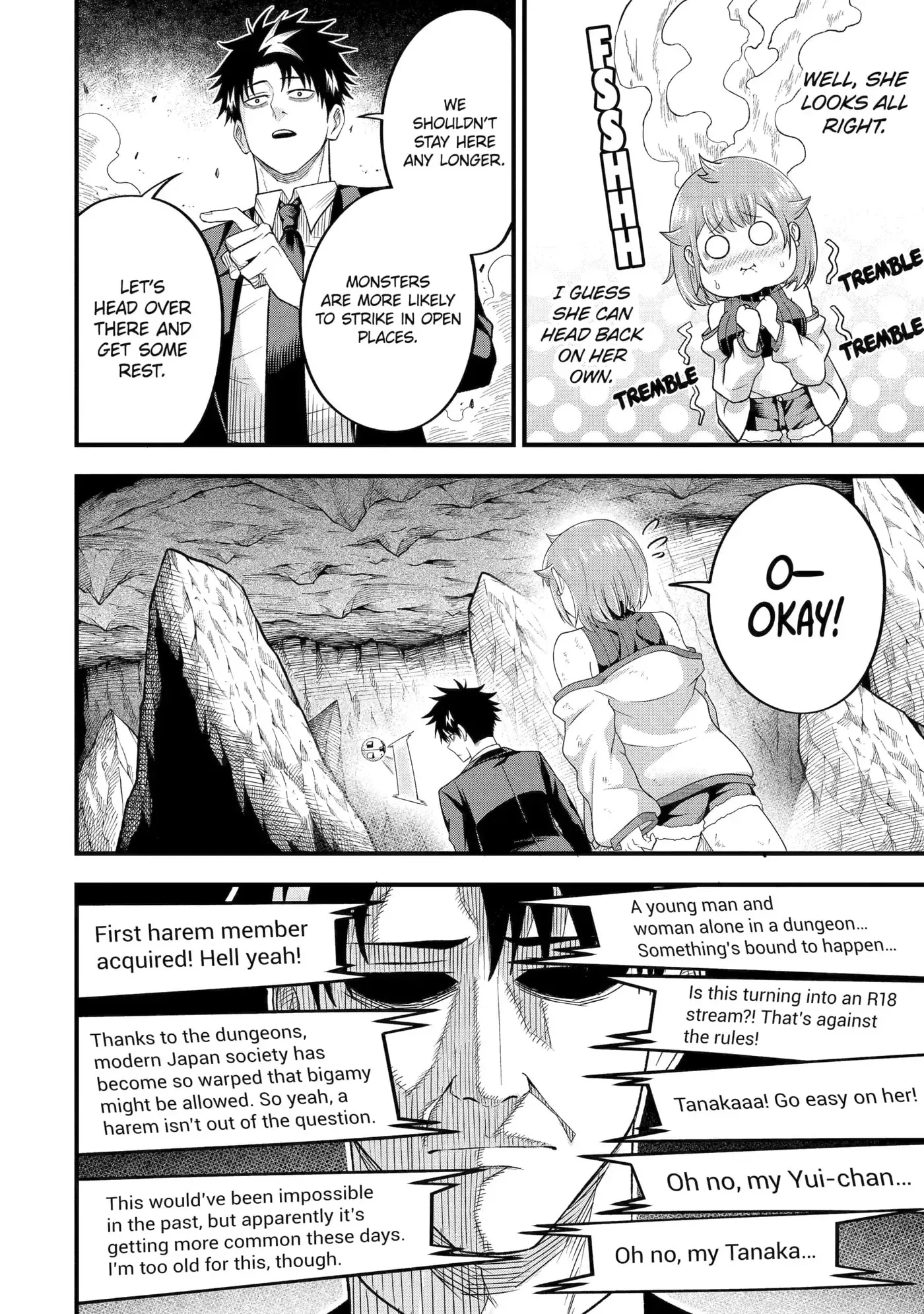 Shachiku Kensei, Haishinsha ni Naru: Black Guild Kaishain, Ukkari Kaisha-you Kaisen de S-kyuu Monster o Aite ni Musou Suru Tokoro o Zenkoku Haishin Shiteshimau Chapter 8 page 42