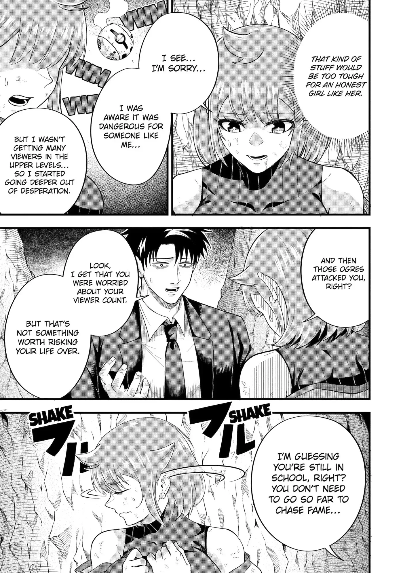 Shachiku Kensei, Haishinsha ni Naru: Black Guild Kaishain, Ukkari Kaisha-you Kaisen de S-kyuu Monster o Aite ni Musou Suru Tokoro o Zenkoku Haishin Shiteshimau Chapter 8 page 53