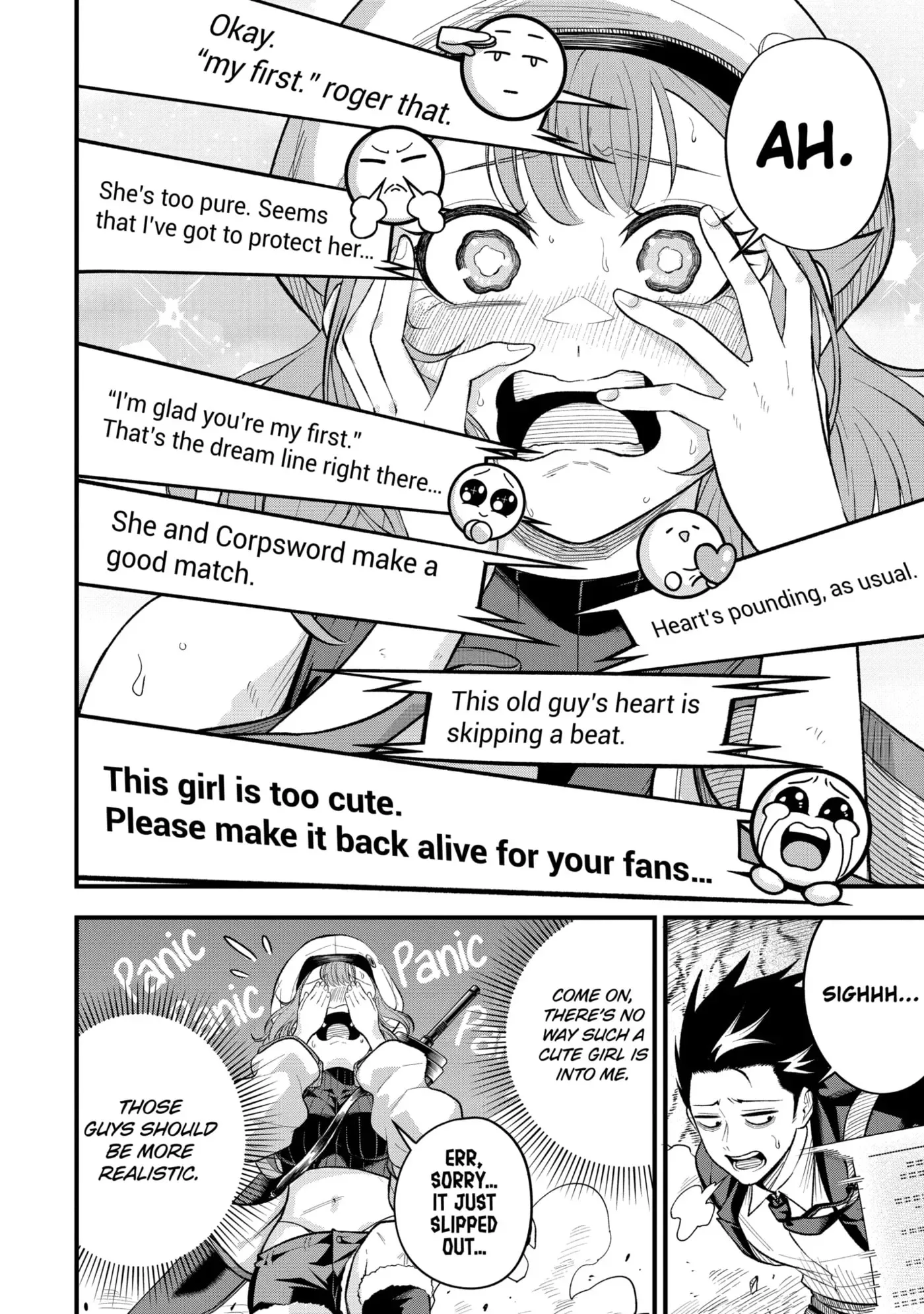 Shachiku Kensei, Haishinsha ni Naru: Black Guild Kaishain, Ukkari Kaisha-you Kaisen de S-kyuu Monster o Aite ni Musou Suru Tokoro o Zenkoku Haishin Shiteshimau Chapter 9.1 page 8