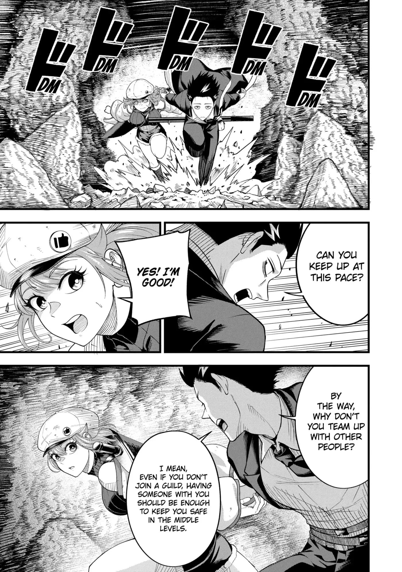 Shachiku Kensei, Haishinsha ni Naru: Black Guild Kaishain, Ukkari Kaisha-you Kaisen de S-kyuu Monster o Aite ni Musou Suru Tokoro o Zenkoku Haishin Shiteshimau Chapter 9.1 page 5
