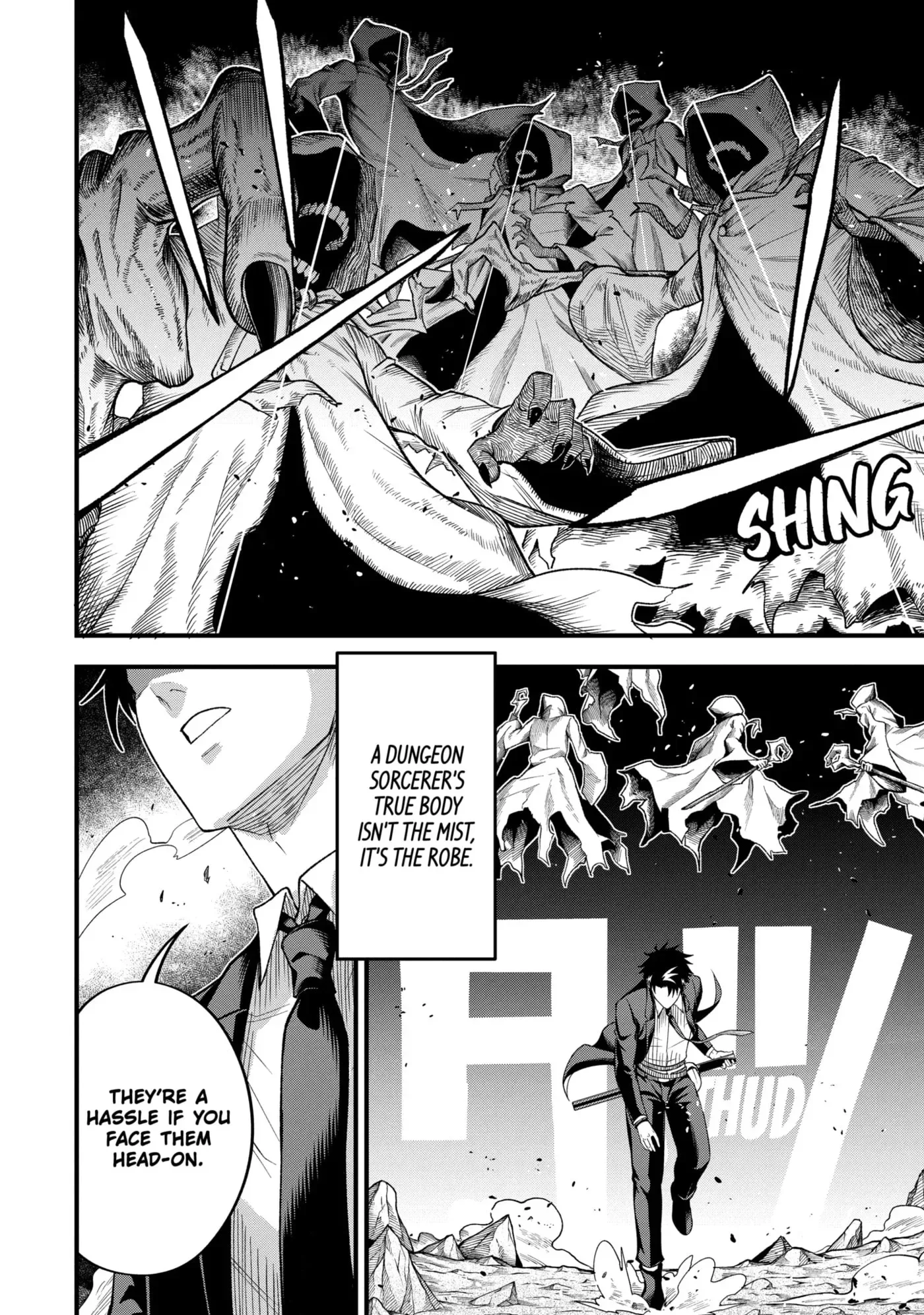 Shachiku Kensei, Haishinsha ni Naru: Black Guild Kaishain, Ukkari Kaisha-you Kaisen de S-kyuu Monster o Aite ni Musou Suru Tokoro o Zenkoku Haishin Shiteshimau Chapter 9.2 page 8