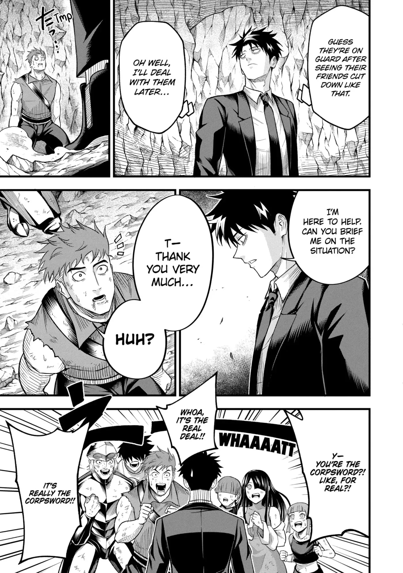Shachiku Kensei, Haishinsha ni Naru: Black Guild Kaishain, Ukkari Kaisha-you Kaisen de S-kyuu Monster o Aite ni Musou Suru Tokoro o Zenkoku Haishin Shiteshimau Chapter 9.2 page 11