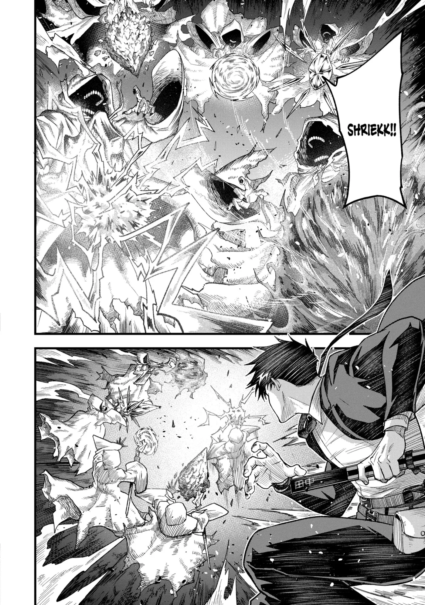 Shachiku Kensei, Haishinsha ni Naru: Black Guild Kaishain, Ukkari Kaisha-you Kaisen de S-kyuu Monster o Aite ni Musou Suru Tokoro o Zenkoku Haishin Shiteshimau Chapter 9.3 page 6