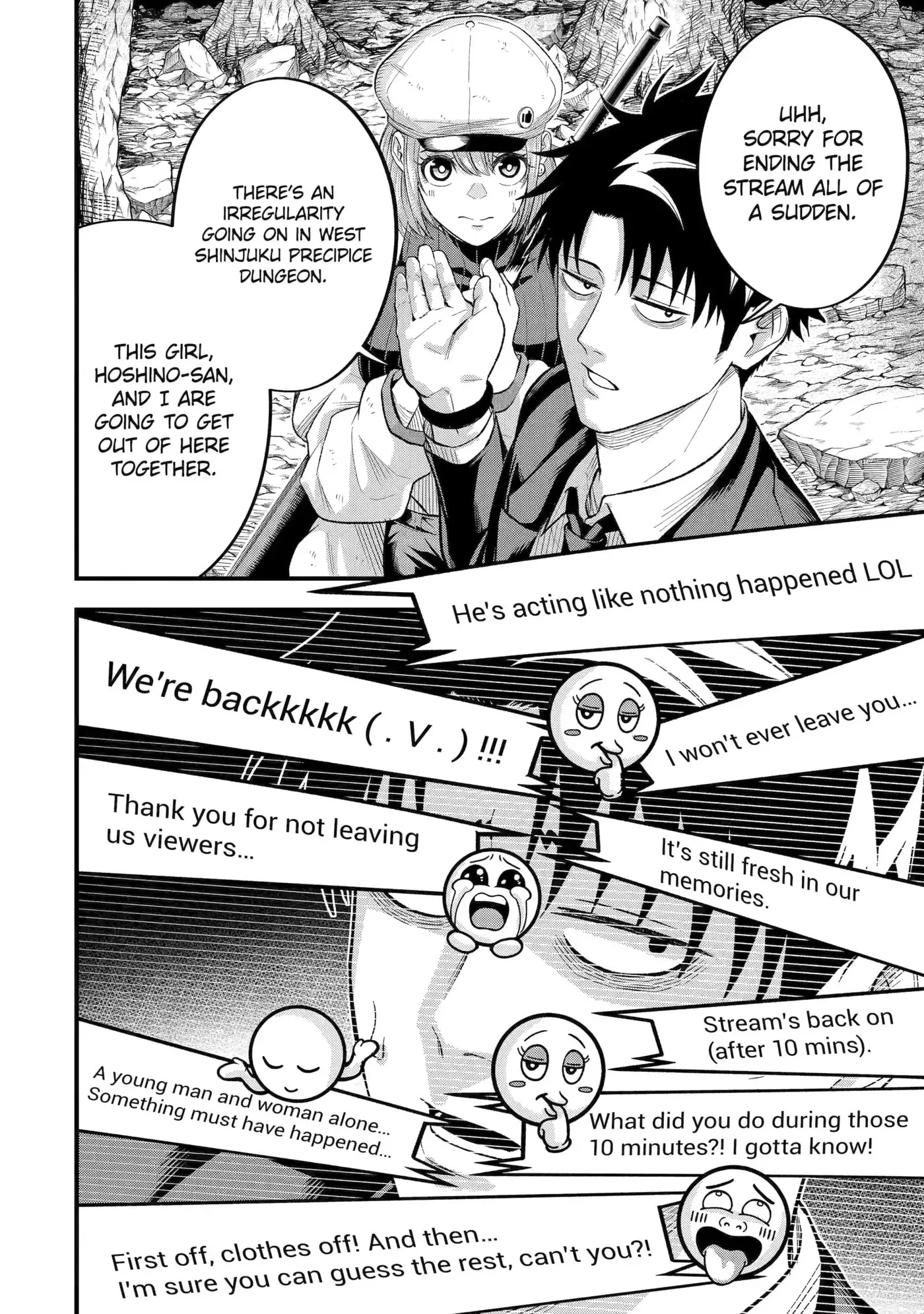 Shachiku Kensei, Haishinsha ni Naru: Black Guild Kaishain, Ukkari Kaisha-you Kaisen de S-kyuu Monster o Aite ni Musou Suru Tokoro o Zenkoku Haishin Shiteshimau Chapter 9 page 2
