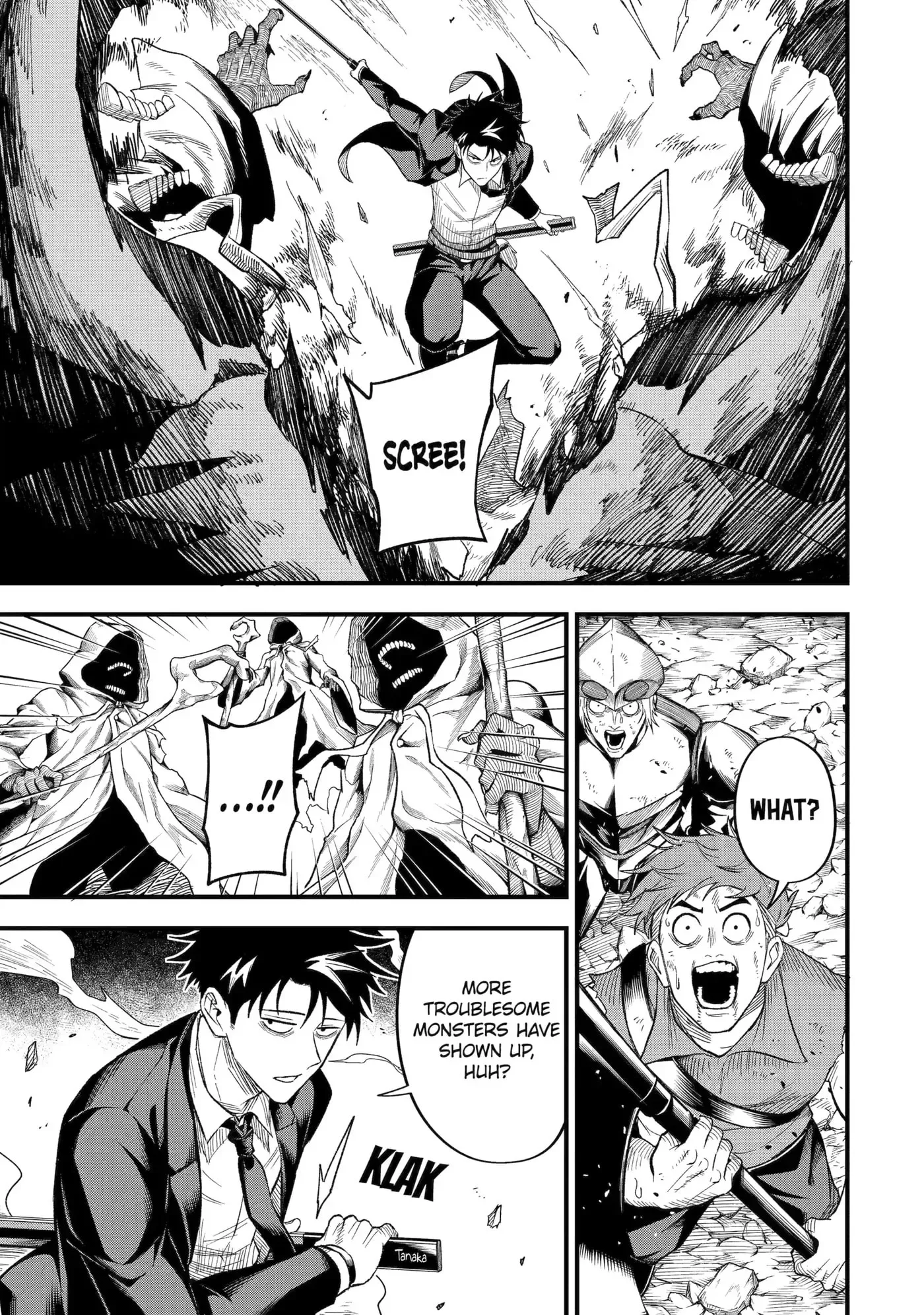 Shachiku Kensei, Haishinsha ni Naru: Black Guild Kaishain, Ukkari Kaisha-you Kaisen de S-kyuu Monster o Aite ni Musou Suru Tokoro o Zenkoku Haishin Shiteshimau Chapter 9 page 18