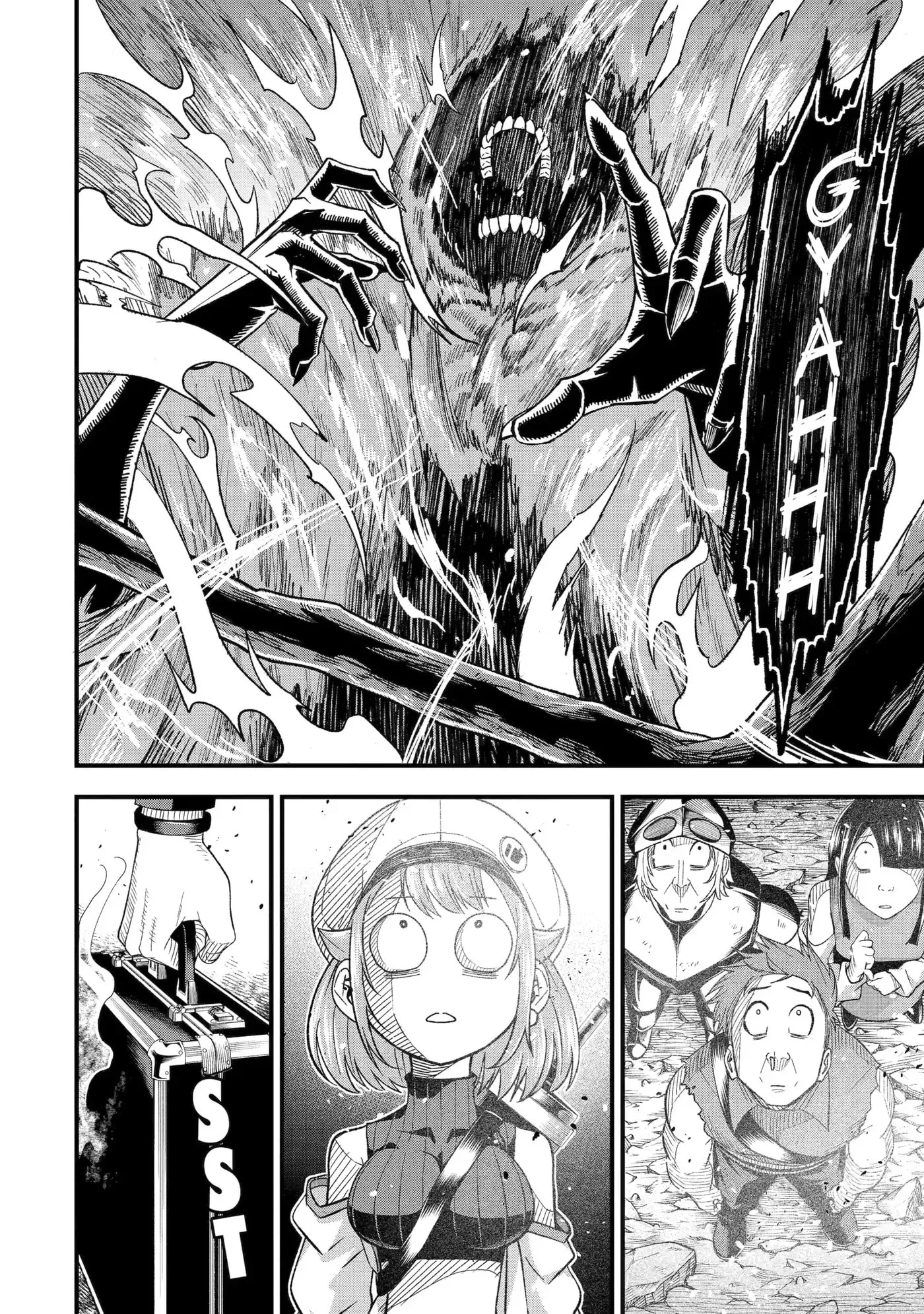 Shachiku Kensei, Haishinsha ni Naru: Black Guild Kaishain, Ukkari Kaisha-you Kaisen de S-kyuu Monster o Aite ni Musou Suru Tokoro o Zenkoku Haishin Shiteshimau Chapter 9 page 36
