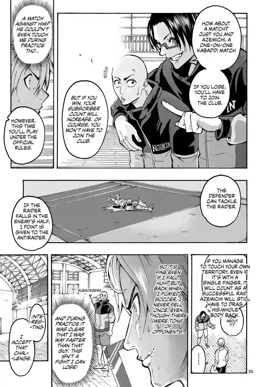 Shakunetsu Kabaddi Chapter 1 page 34