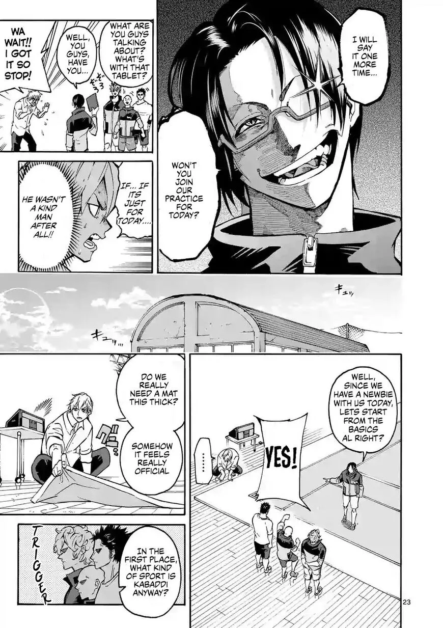 Shakunetsu Kabaddi Chapter 1 page 22