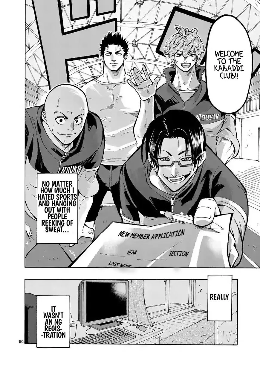 Shakunetsu Kabaddi Chapter 1 page 49
