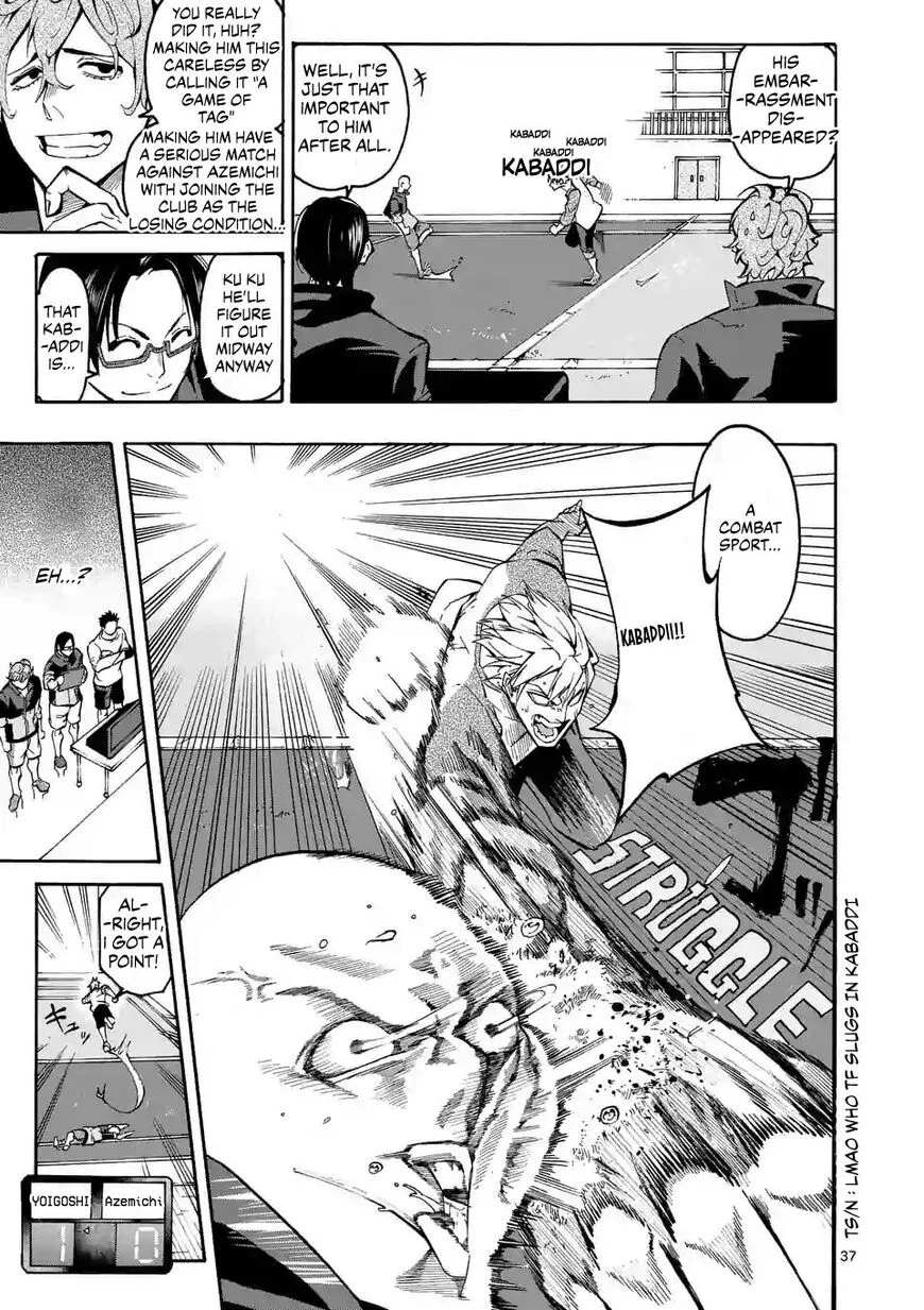 Shakunetsu Kabaddi Chapter 1 page 36