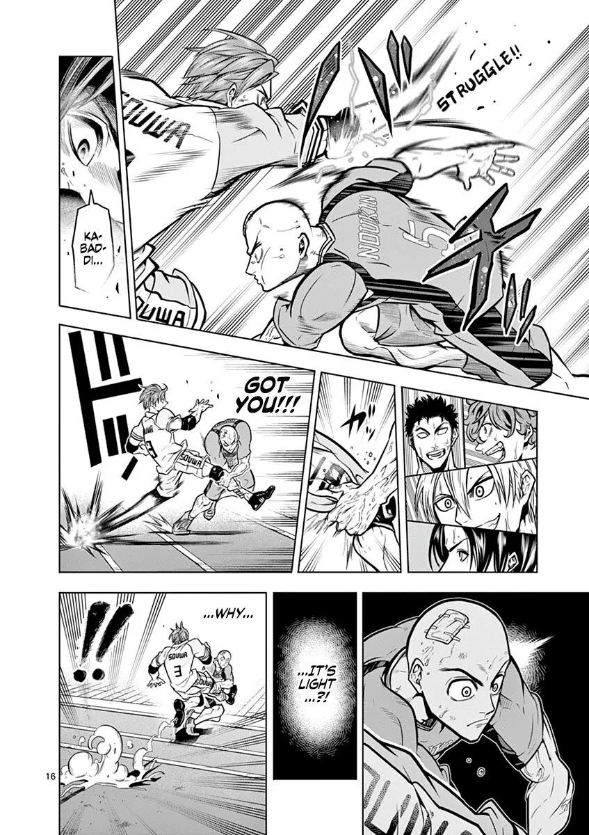 Shakunetsu Kabaddi Chapter 14 page 16
