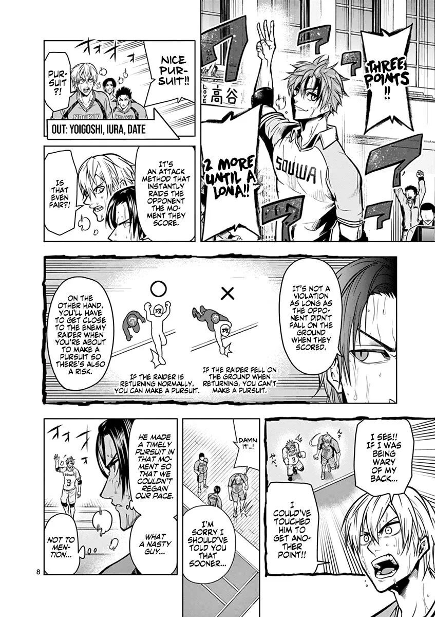 Shakunetsu Kabaddi Chapter 15 page 8