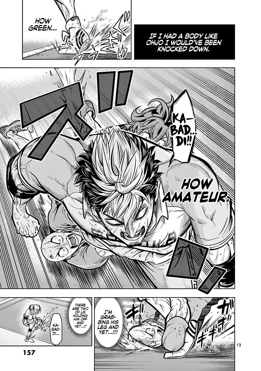 Shakunetsu Kabaddi Chapter 15 page 13