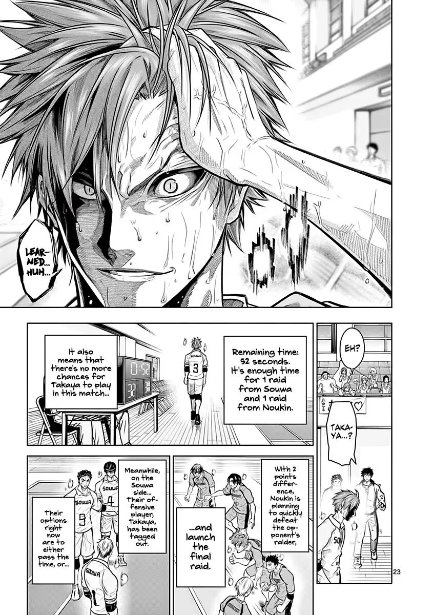 Shakunetsu Kabaddi Chapter 18 page 22
