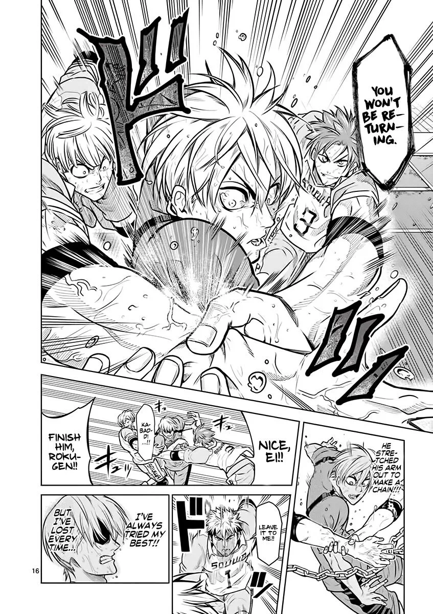 Shakunetsu Kabaddi Chapter 18 page 16