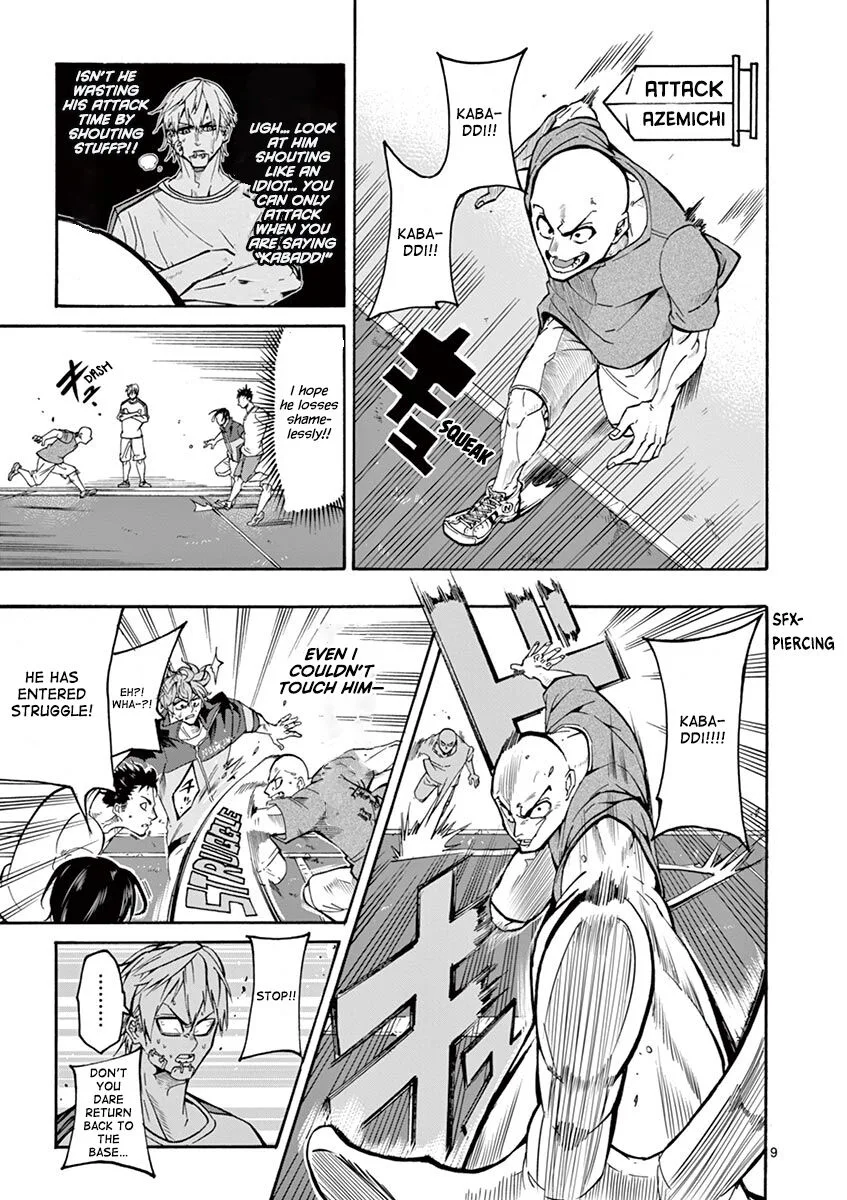 Shakunetsu Kabaddi Chapter 2 page 9